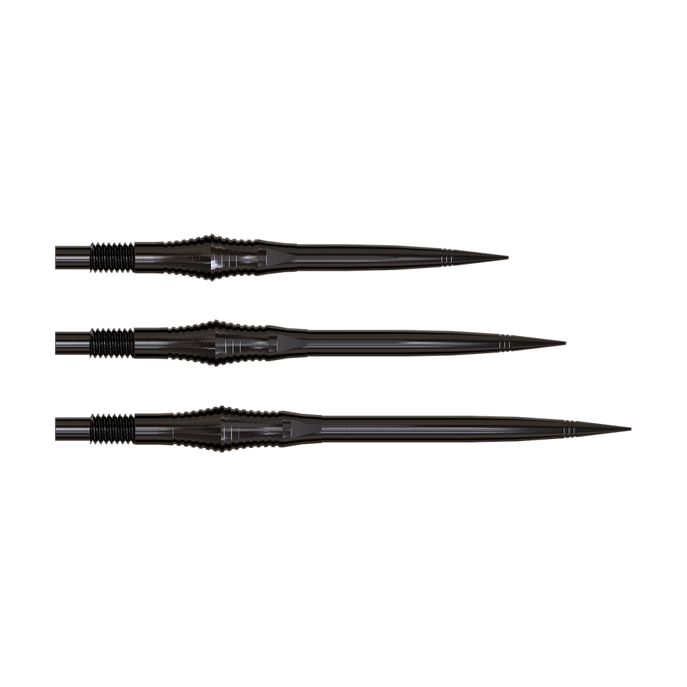 Harrows Quick Point Spire Elite Series Dartspitzen - Schwarz Harrows Quick Point Spire Elite Series Dartspitzen in Schwarz. Die Spitzen sind schlank und dunkel gefärbt.