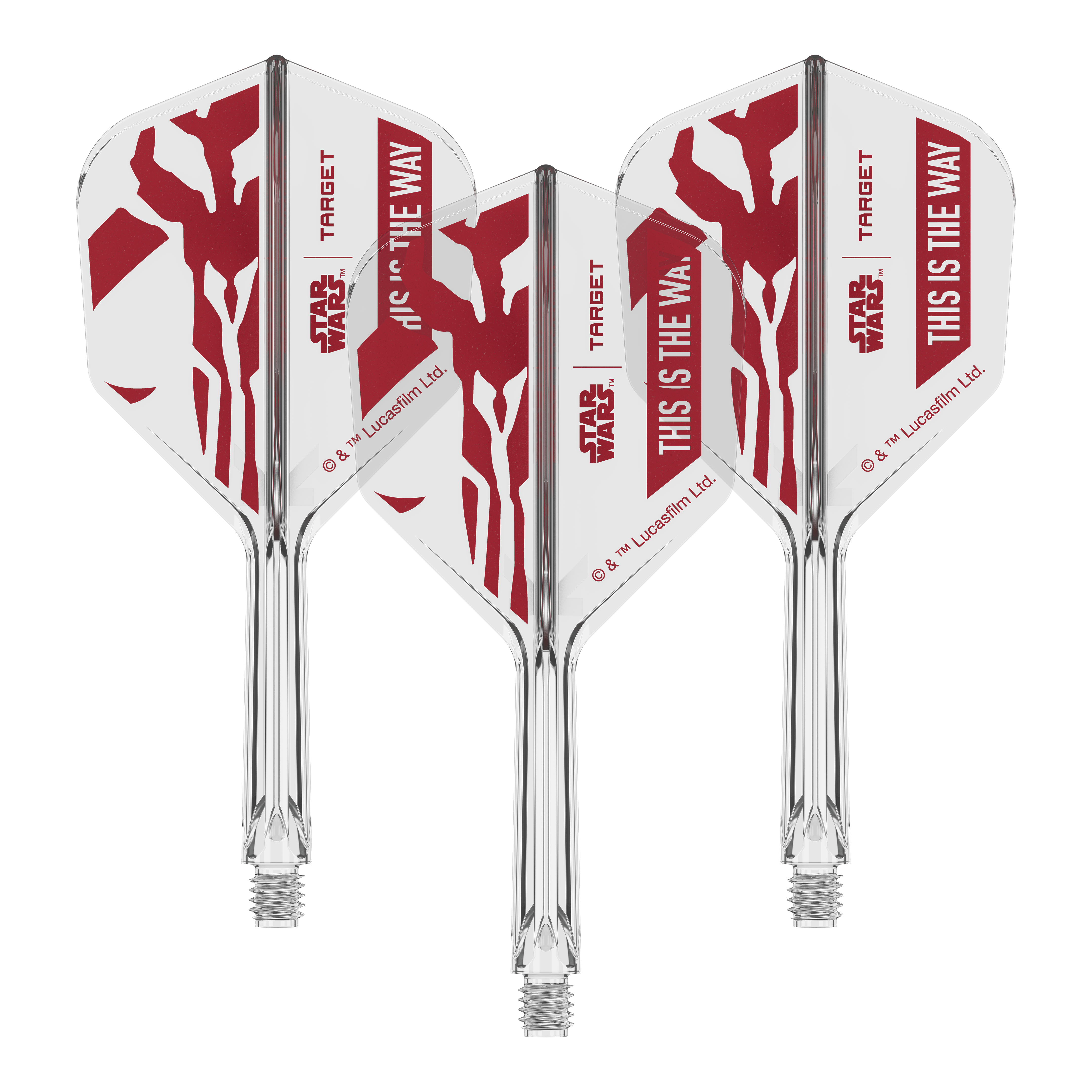 Target Star Wars K-Flex Set Mandalorian nr. 6 Flights Abgebildet ist das Produkt 410624_Target_StarWars_K-Flex_ThisIsTheWay_No6_Flights_26mm_2b. Das Motiv orientiert sich vermutlich an 'This Is The Way' aus Star Wars.