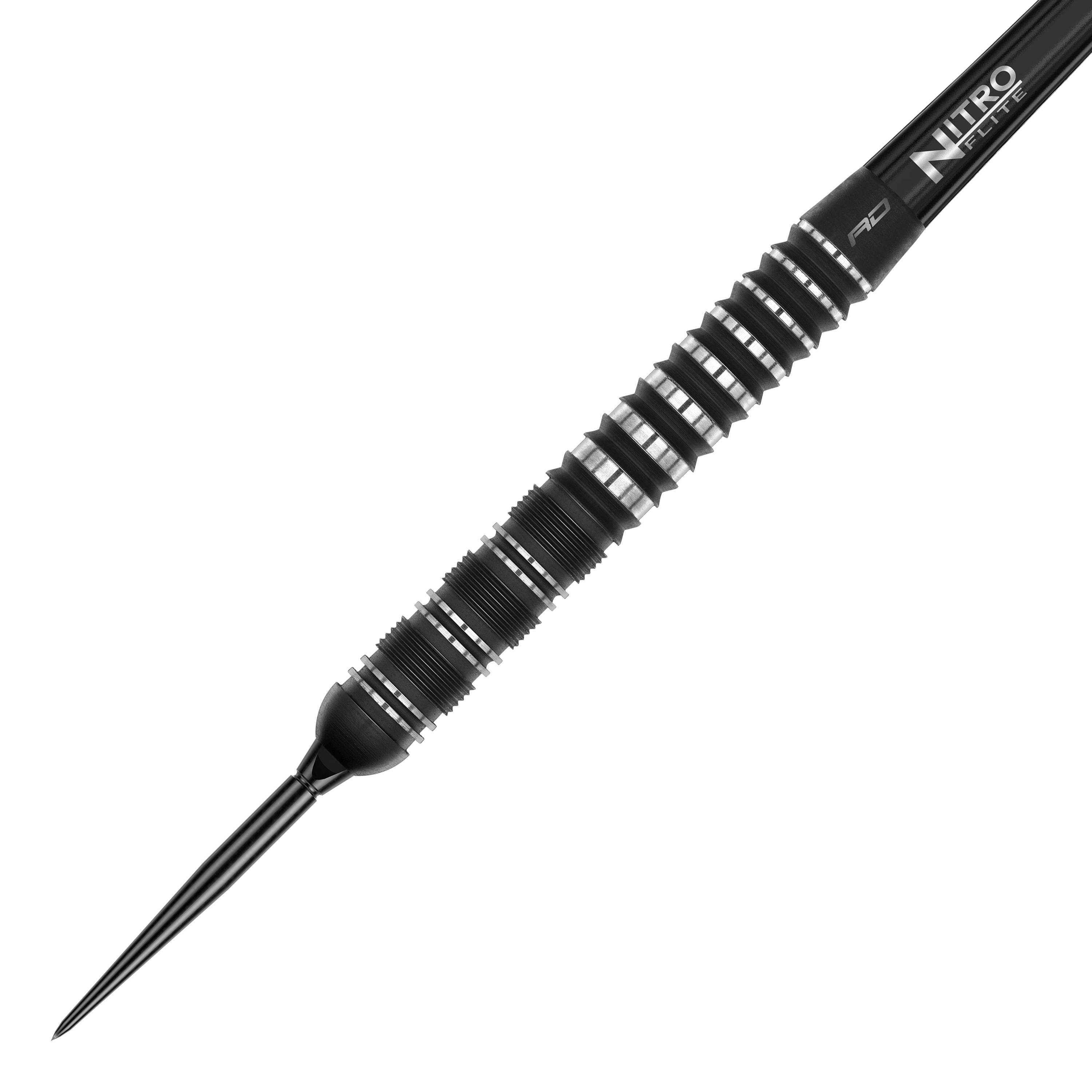 Red Dragon Sable Parallel Switch Point Stalen Darts Abgebildet sind die Red Dragon Sable Parallel Switch Point Steeldarts. Die Darts werden seitlich gezeigt und sind aus Metall gefertigt.
