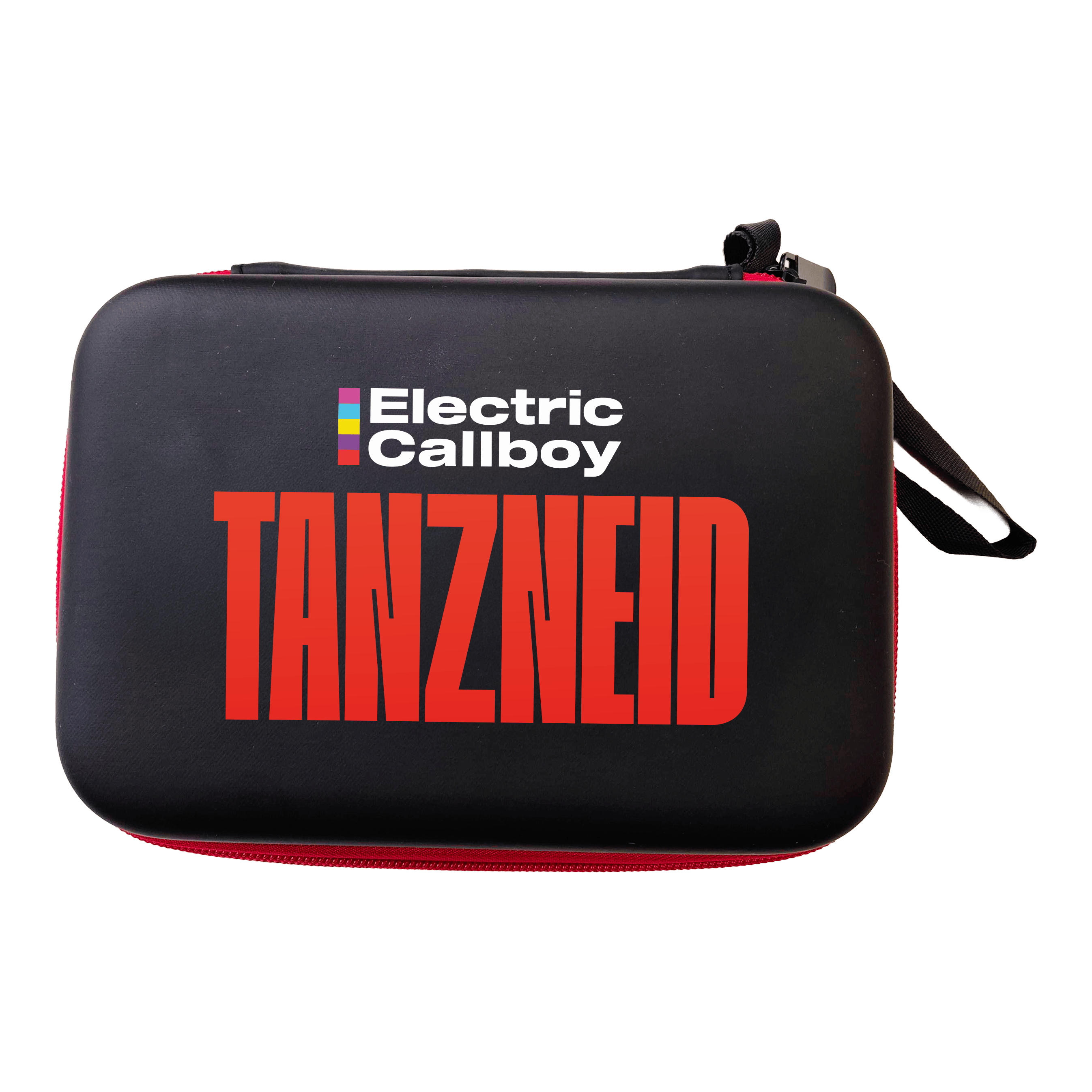 Elektrische Callboy Dans Jaloezie Dartkoffer Abgebildet ist das Electric Callboy Tanzneid Dartcase. Das Case bietet Platz für mehrere Dartpfeile und Zubehör.