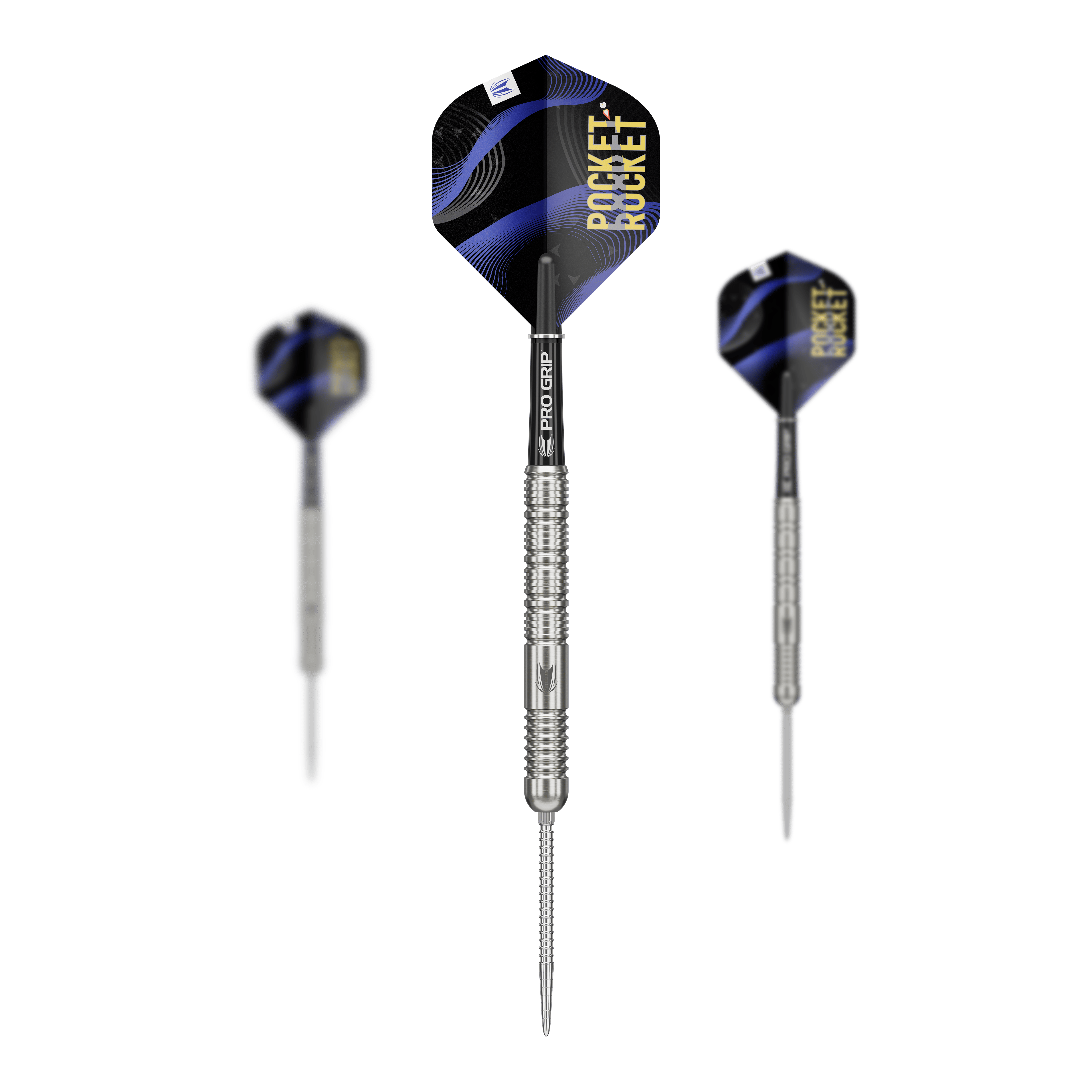 Target Justin Hood Swiss Points stalen dartpijlen - 23 g Target Justin Hood Swiss Points Steeldarts - 23g werden abgebildet. Diese Steeldarts sind aus robustem Material und für Profis geeignet.