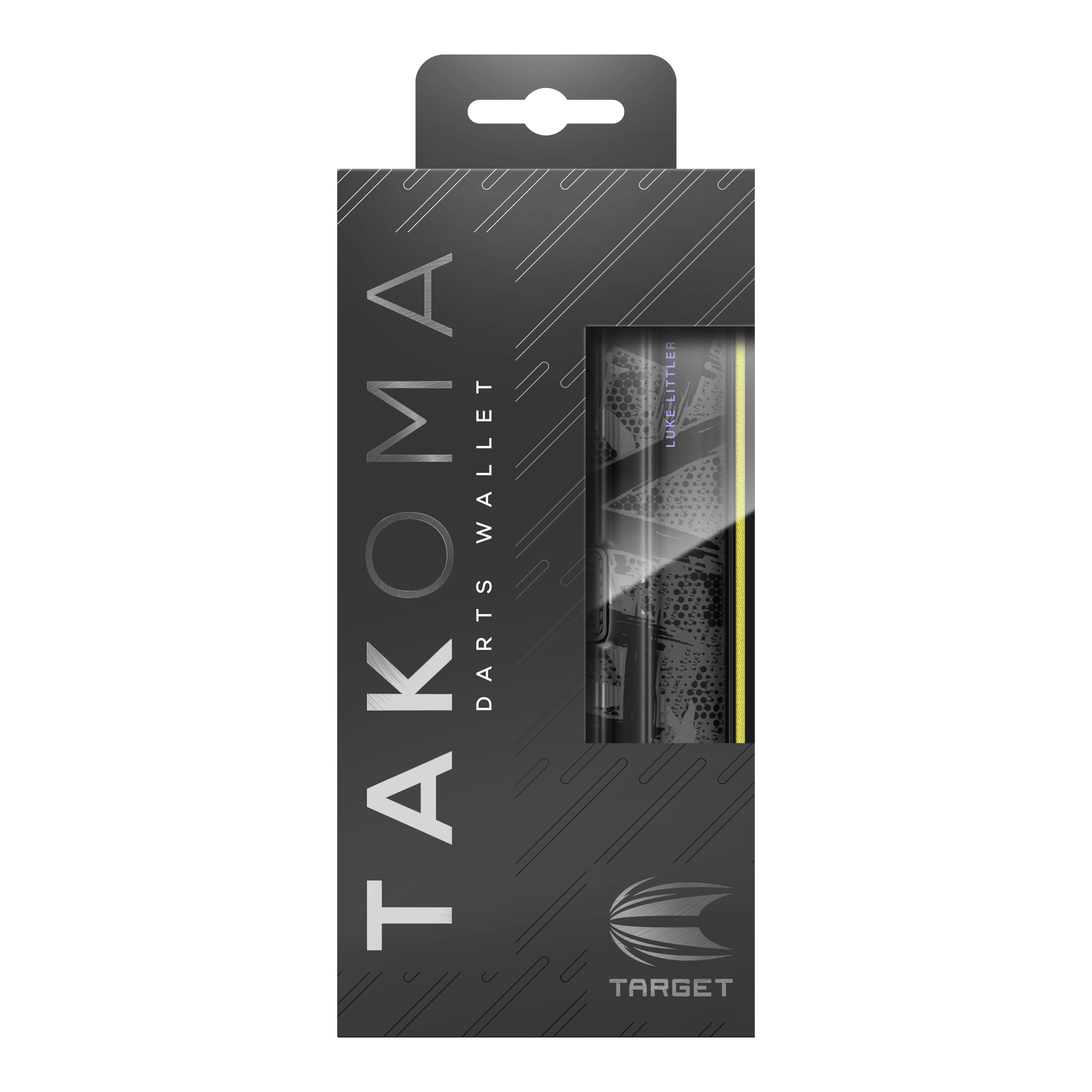 Takoma Ghost Series Luke Littler dartkoffer Das Bild zeigt das Takoma Ghost Series Luke Littler Dartcase. Das Dartcase kommt aus einer speziellen Sammlung und ist für Dartspieler entworfen.