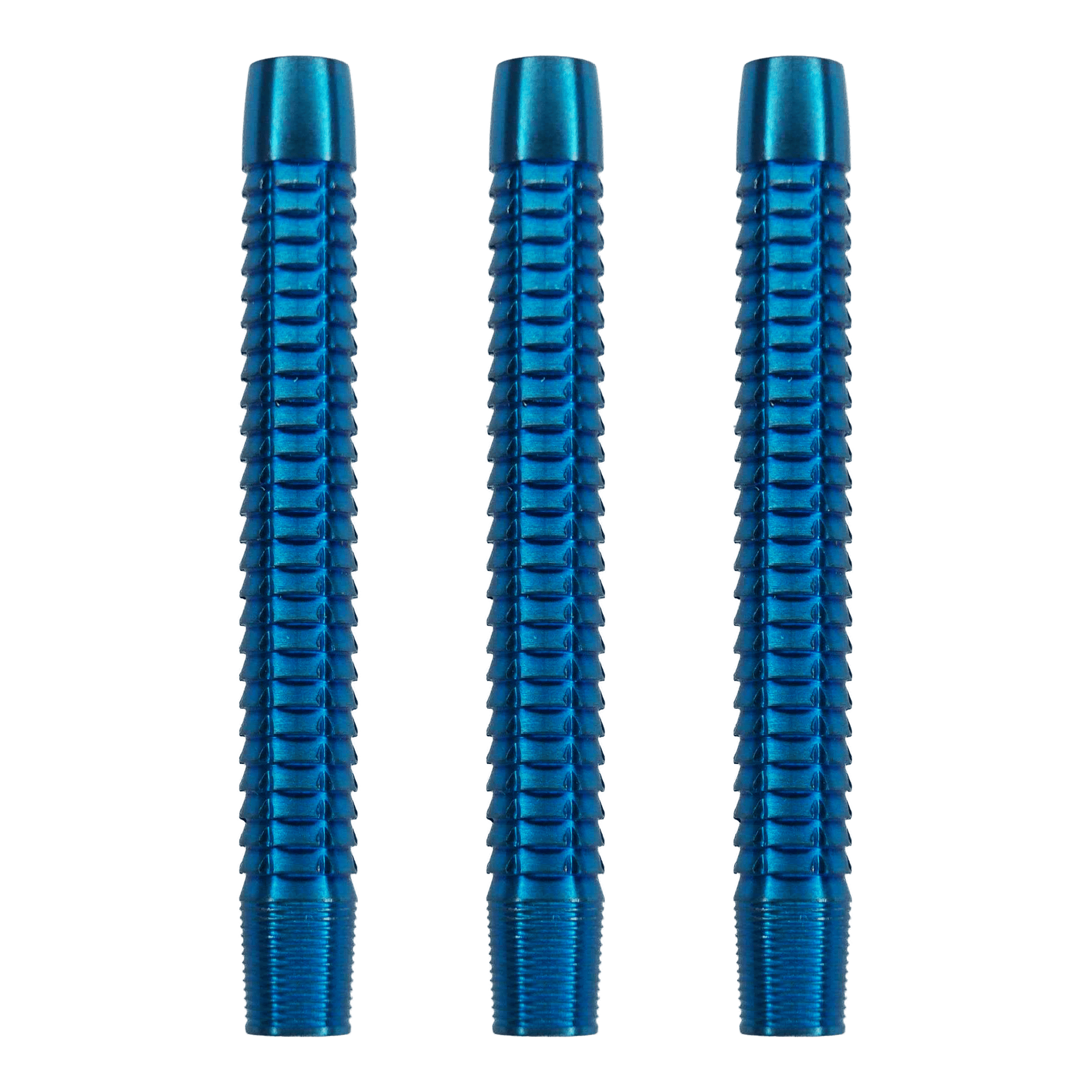 McDart Blue Sky zachte dartvaten Das Bild zeigt ein Softdart-Barrel-Produkt. Vermutlich handelt es sich um das Modell MC66-22-24 McDart Blue Sky Softdart Barrels.