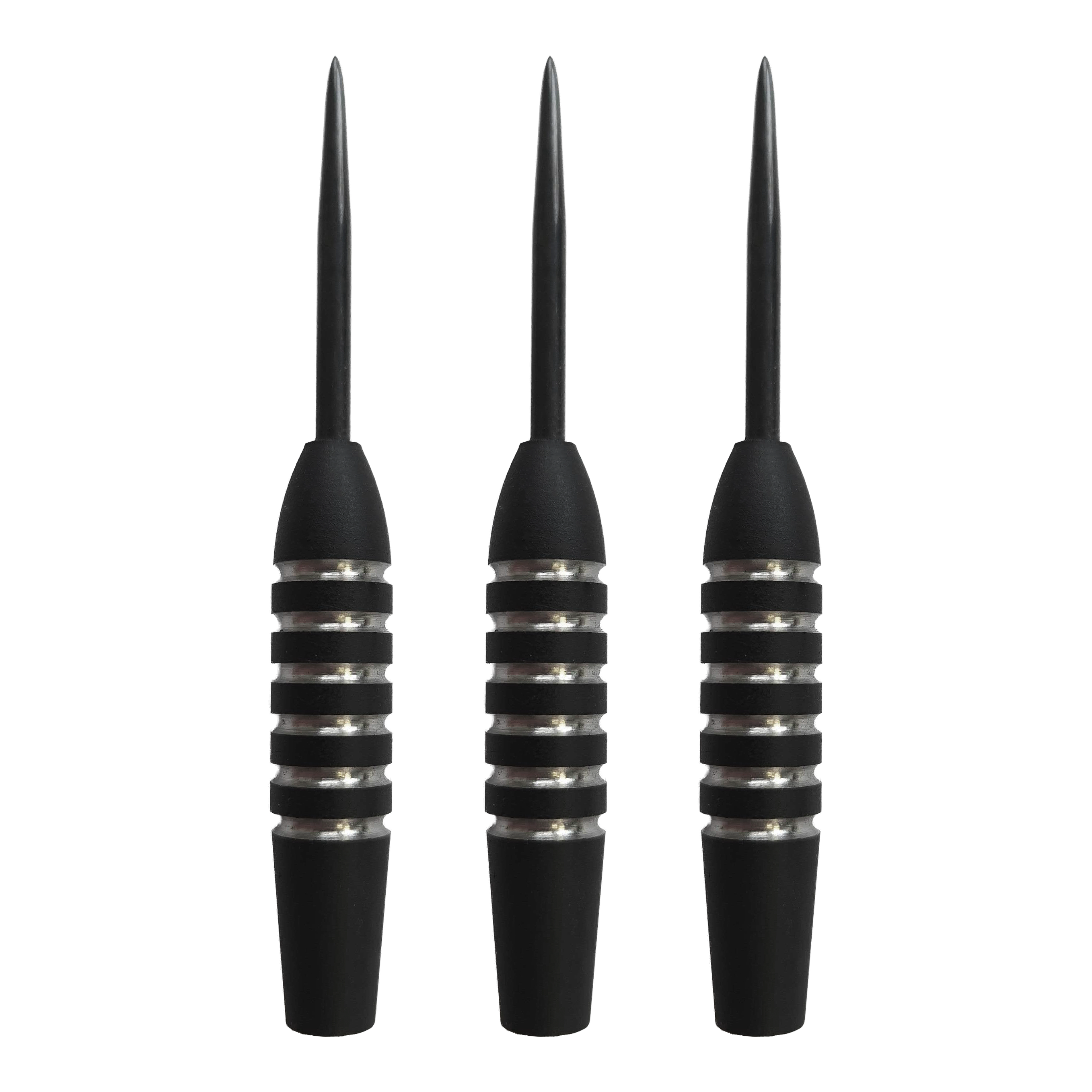 McDart Void 2 stalen dartpijlen - 23 g Auf dem Bild ist das Set McDart Void 2 Steeldart-Barrels - 23g zu sehen. Es handelt sich um eine Nahaufnahme der Steeldart-Barrels als Set.