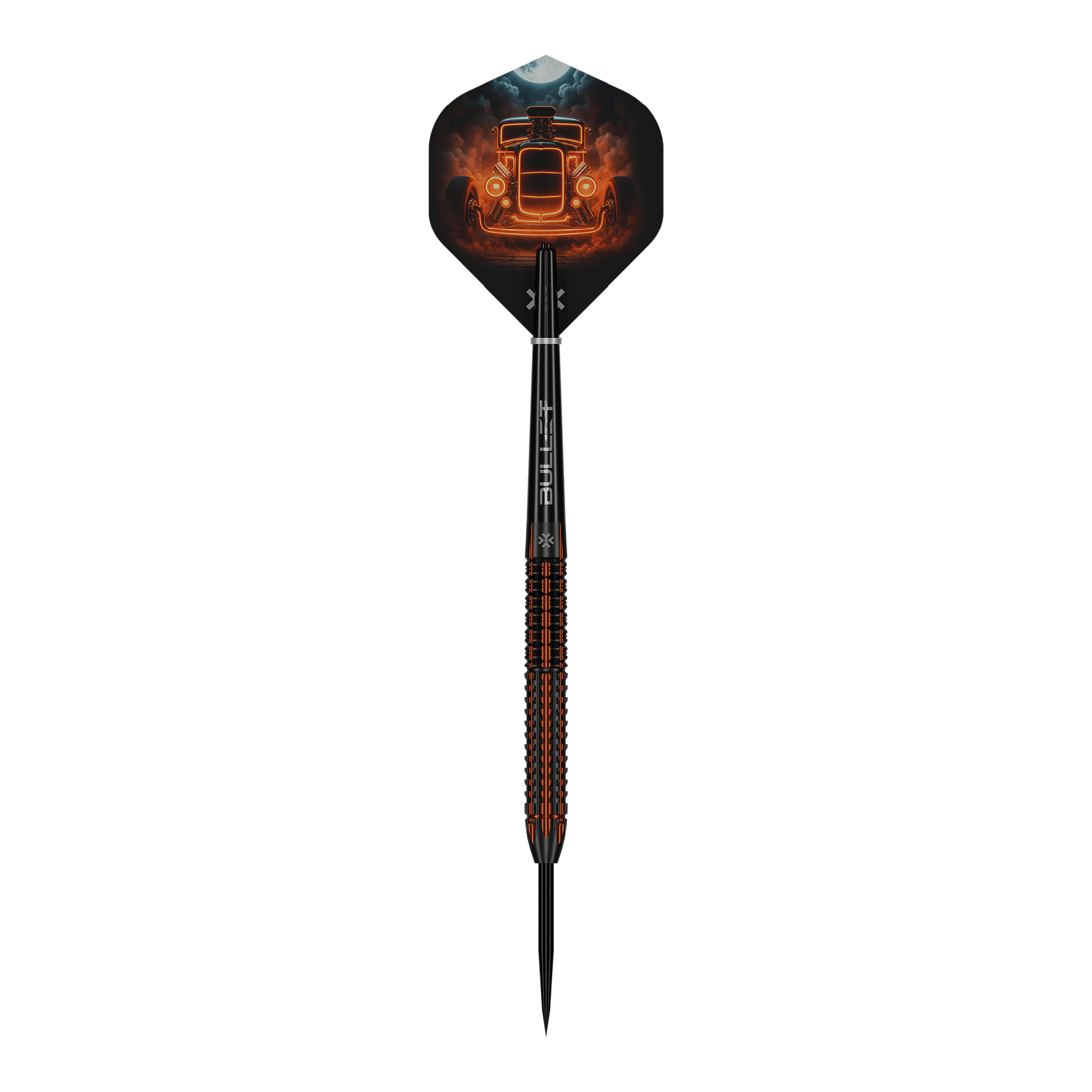 Bullet Hotrod stalen dartpijlen Dies ist ein Bild der Bullet Hotrod Steeldarts. Die Steeldarts zeichnen sich durch ein robustes Design aus.