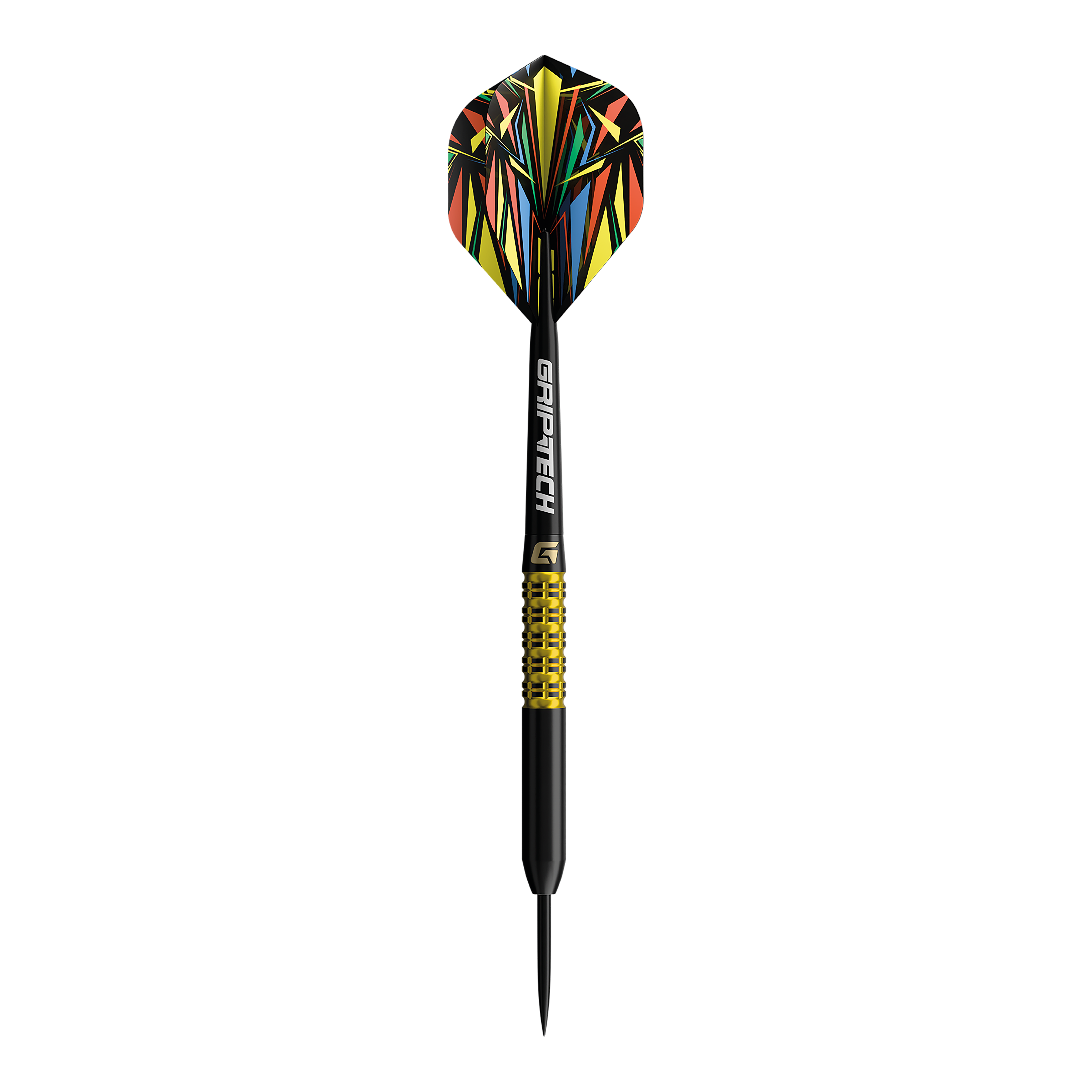 GOAT Athlete gele wolfraamstalen dartpijlen Zu sehen ist ein gelber Tungsten-Steeldart. Die Bezeichnung im Dateinamen lautet 'GD7000770 GOAT Athlete Yellow Tungsten Steeldarts 1'.