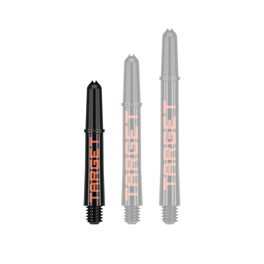 Target Pro Grip TAG Shafts - 3 sets - Zwart Oranje