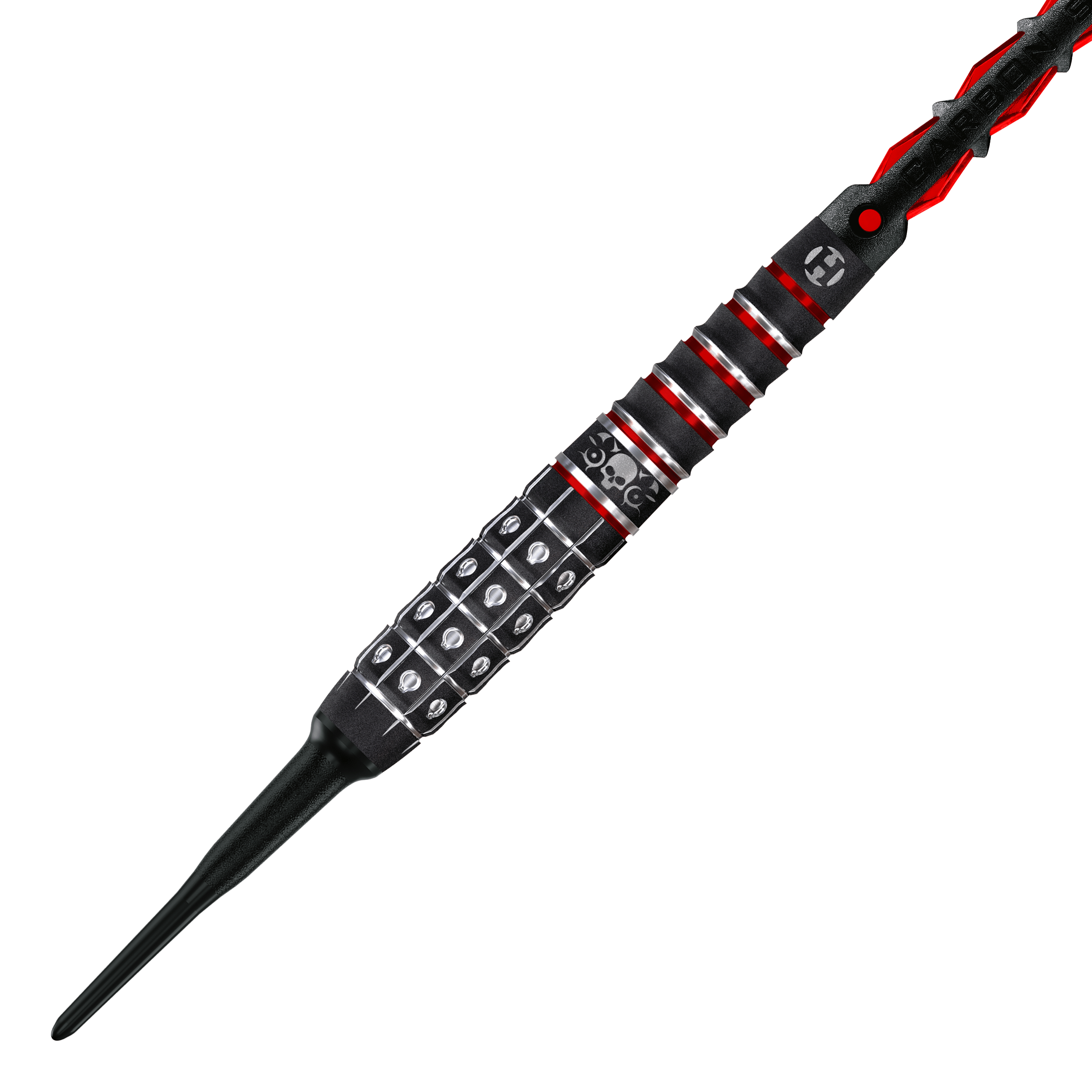 Harrow's Ryan Searle Series 3 zachte darts Abgebildet ist ein weiterer Blick auf die Harrows Ryan Searle Series 3 Softdarts. Diese Darts sind ideal für Softdart-Fans.