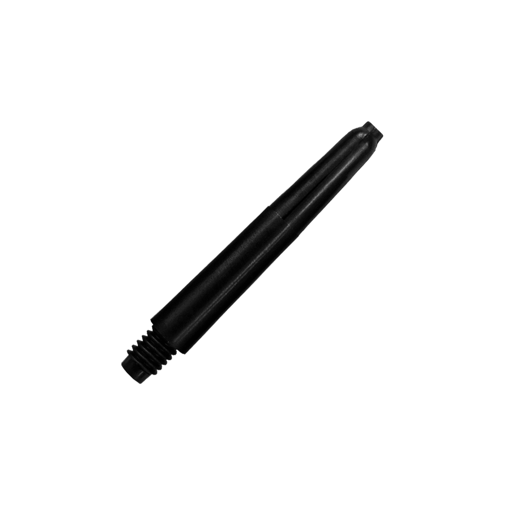 Das Bild zeigt einen schwarzen Nylon Shaft. Er hat ein schlichtes und glattes Design.