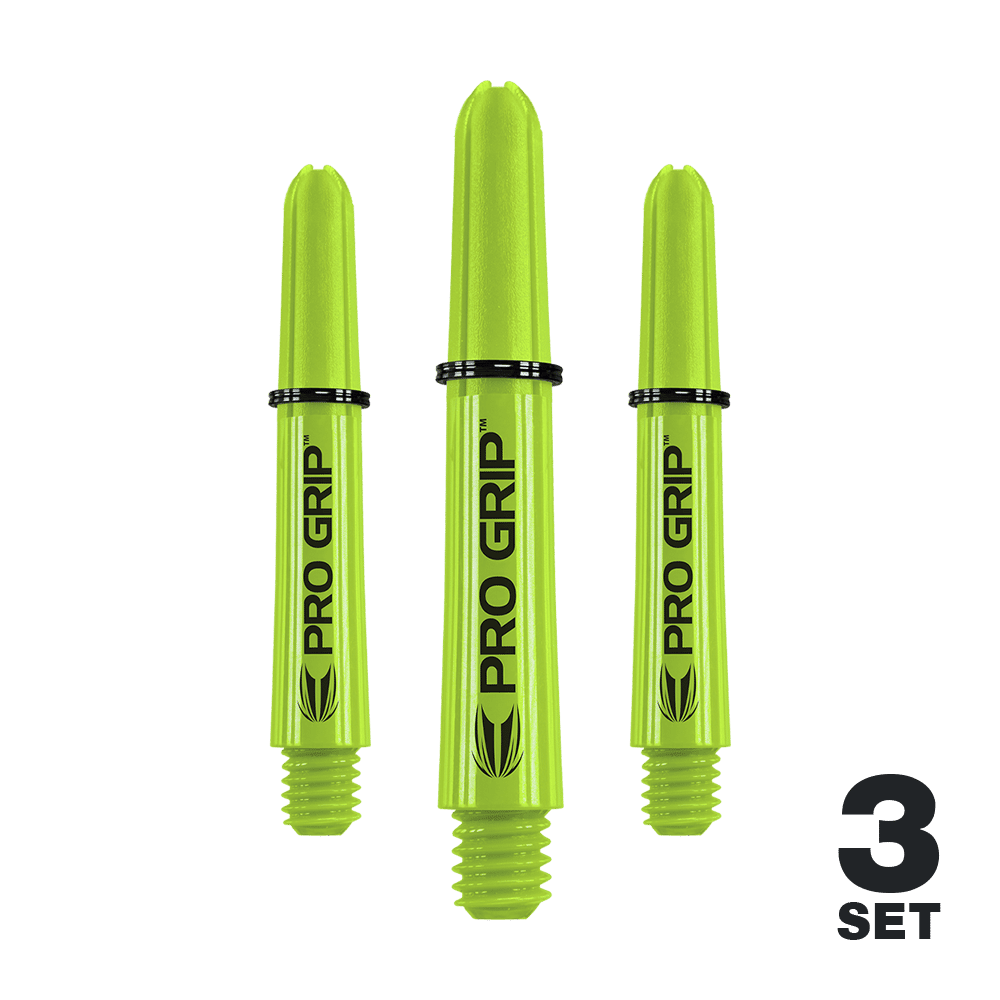 Target Pro Grip Shafts - 3 sets - Limoengroen