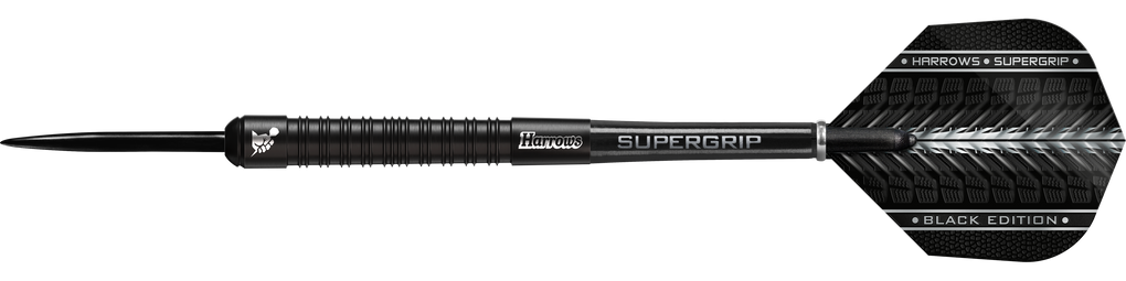 Harrows Supergrip Black Edition stalen darts