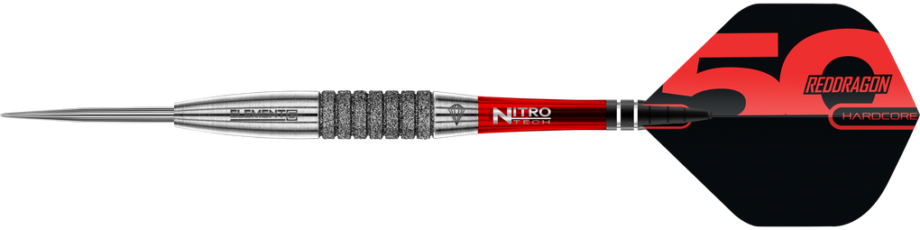 Red Dragon 50 Jaar Collectie Element 6 C Stalen Darts - 25g