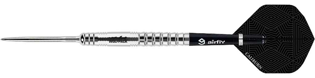 Caliburn Wolfpack W6 stalen dartpijlen - 22 g