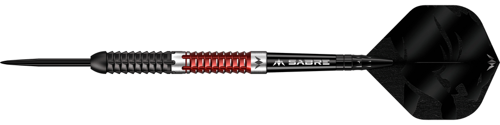 Mission Llew Bevan Zwart Rood Electro Steel Darts - 23g