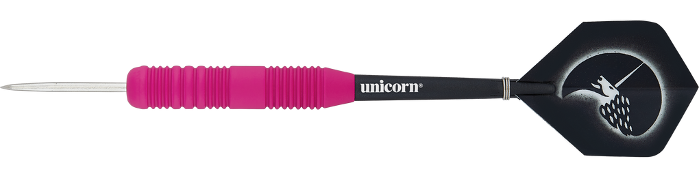Unicorn Core Plus rubberen roze stalen darts