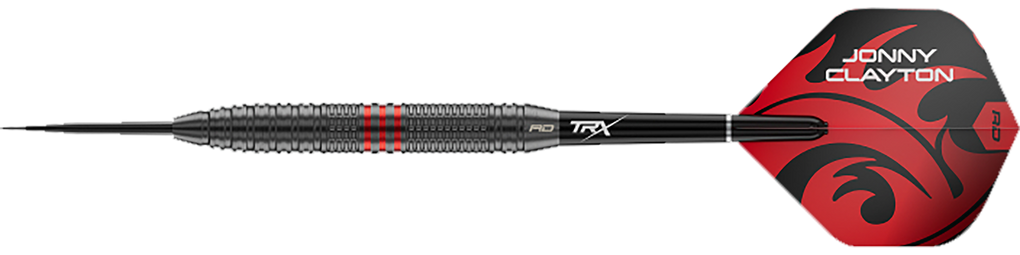 Red Dragon Jonny Clayton Core Brass Steeldarts - 21 g