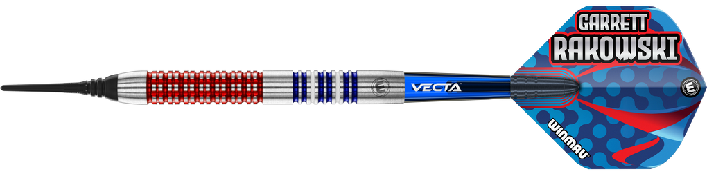 Winmau Garrett Rakowski zachte dartpijlen - 20 g