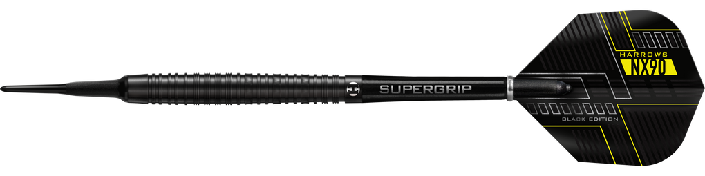 Harrows NX90 Black Edition zachte darts