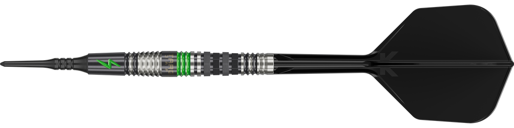 Target Japan Black Marque Lightning 3 zachte darts - 19g