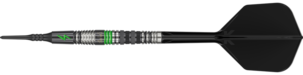 Target Japan Black Marque Lightning 3 zachte darts - 19g