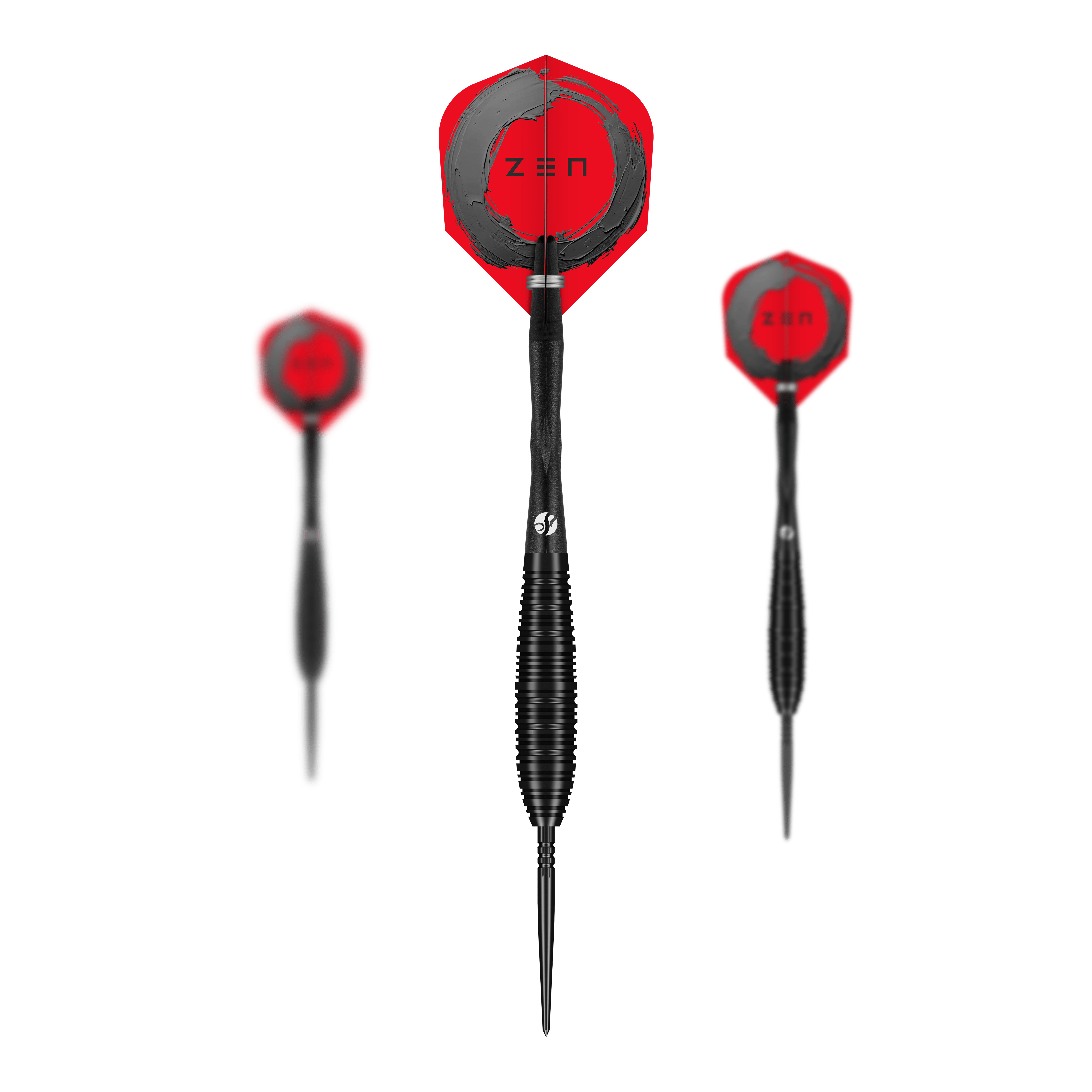Schiet met ZEN Bomber Turbo Point stalen dartpijlen Gezeigt wird das Shot ZEN Bomber Turbo Point Steeldarts 1Set. Das Set eignet sich optimal für Einsteiger und Profis.