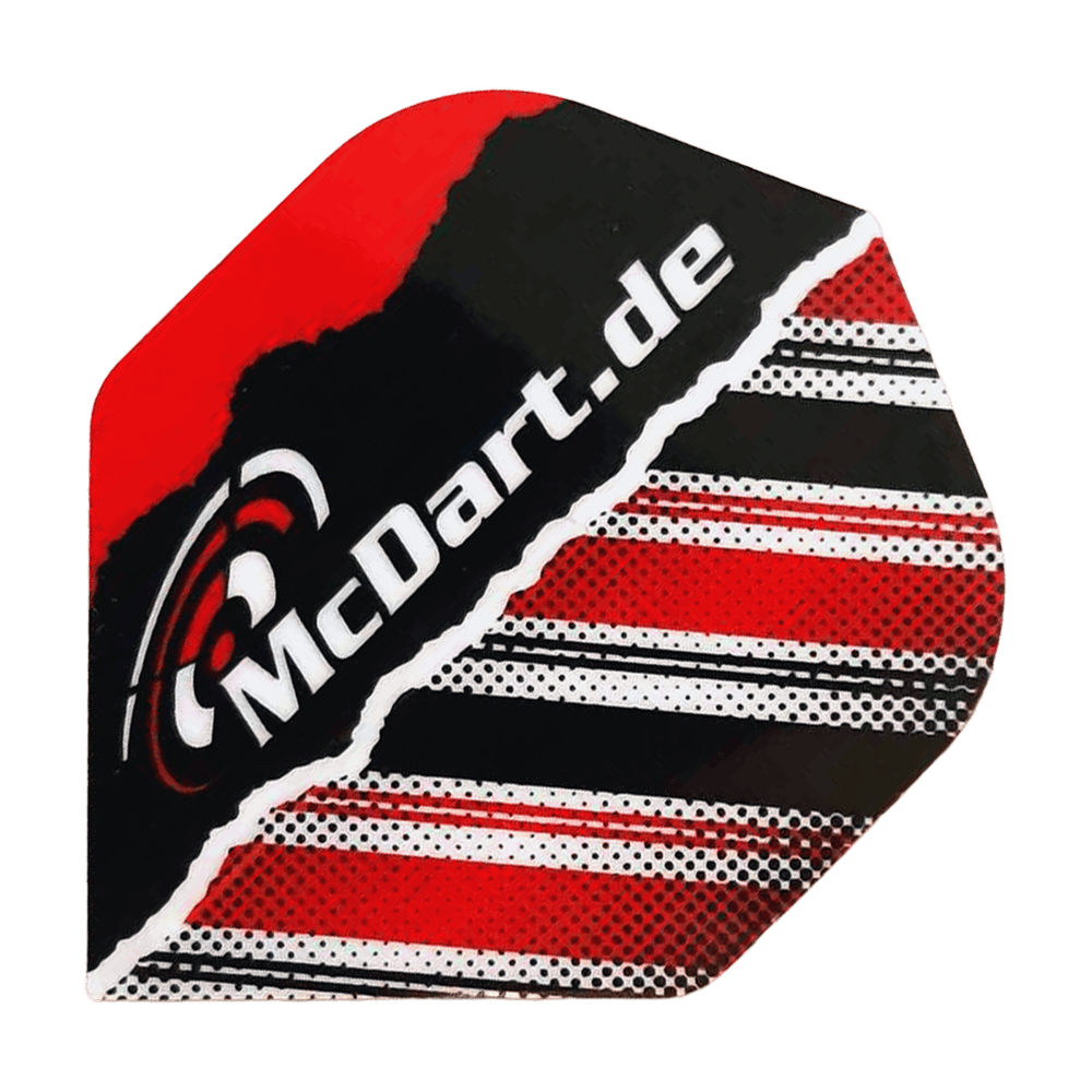 McDart Design V7 Standaard Vluchten Abgebildet sind die McDart Design V7 Standard Flights. Die Flights eignen sich für Dartpfeile.