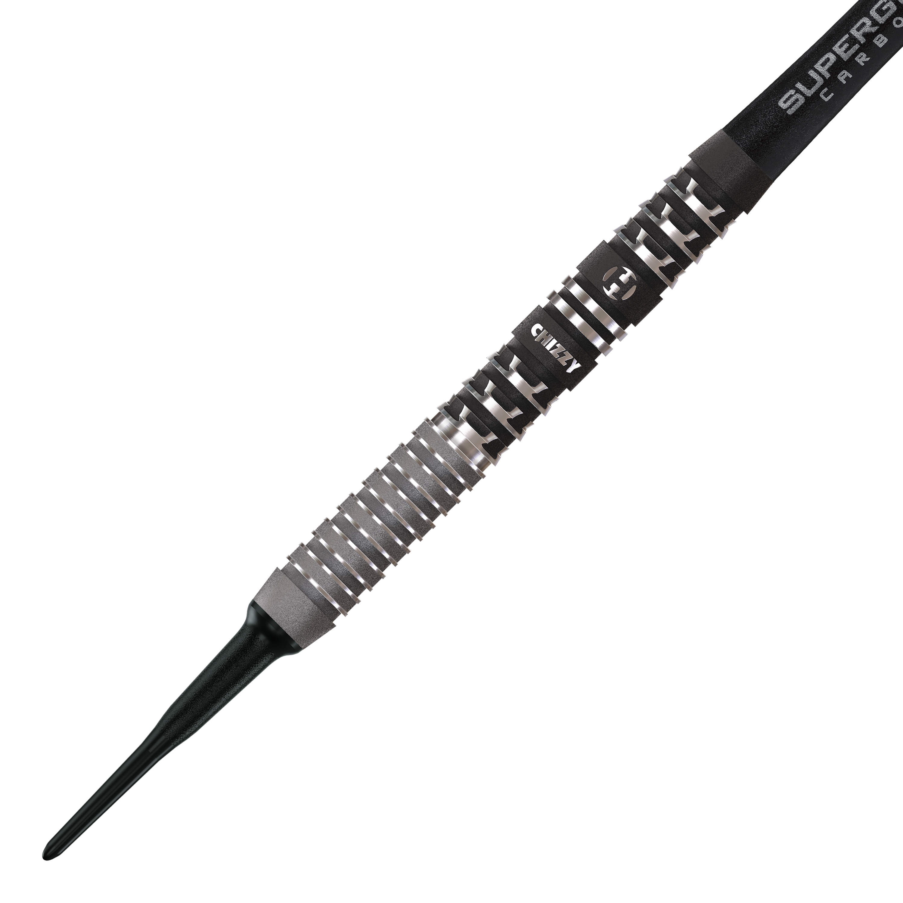 Harrow's Dave Chisnall Chizzy Series 4 zachte darts Das Bild zeigt die Harrows Dave Chisnall Chizzy Series 4 Softdarts. Dies sind spezielle Softdarts, entworfen für präzises Werfen.
