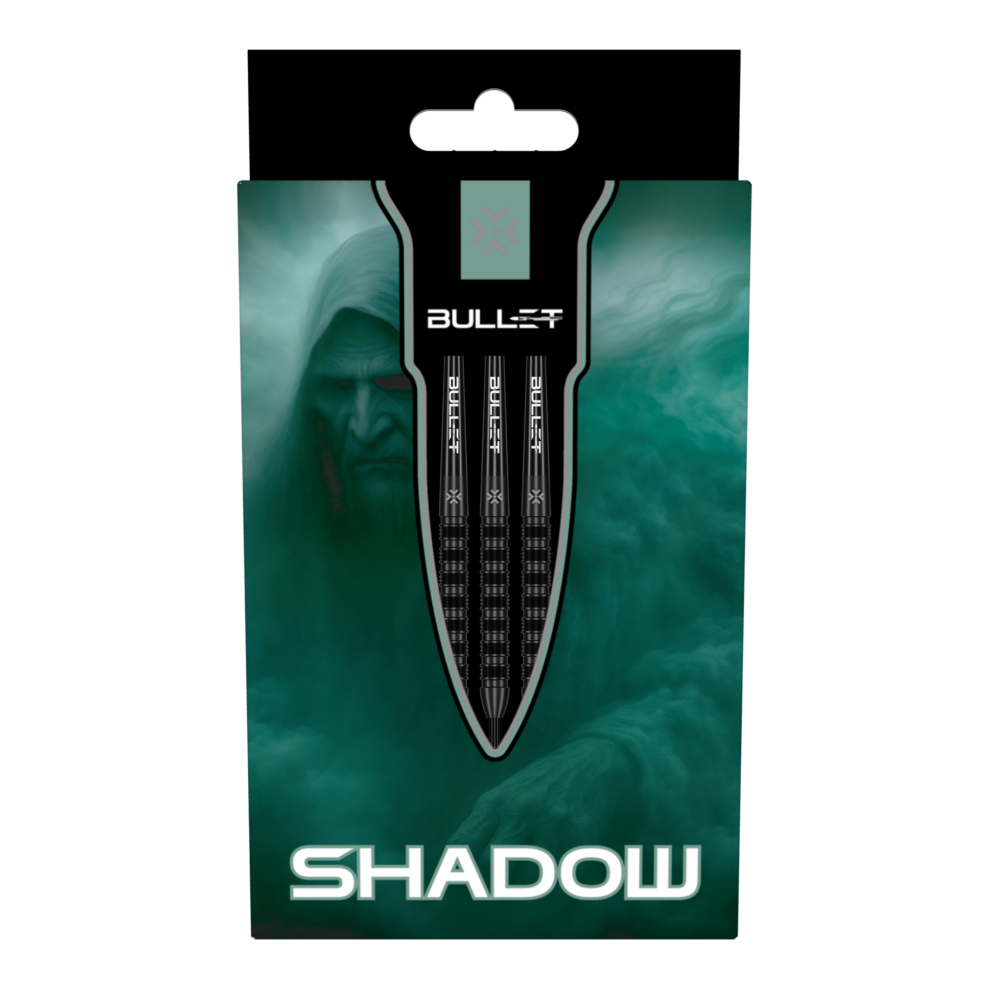Bullet Shadow stalen darts Auf dem Bild sieht man Bullet Shadow Steeldarts. Diese Steeldarts sind professionell gestaltet und eignen sich für das Steeldartspiel.