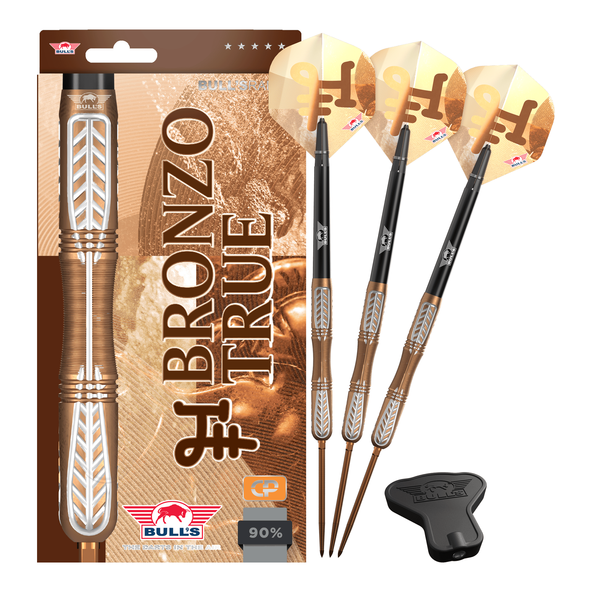 Bulls NL Bronzo True Convertible Point stalen dartpijlen