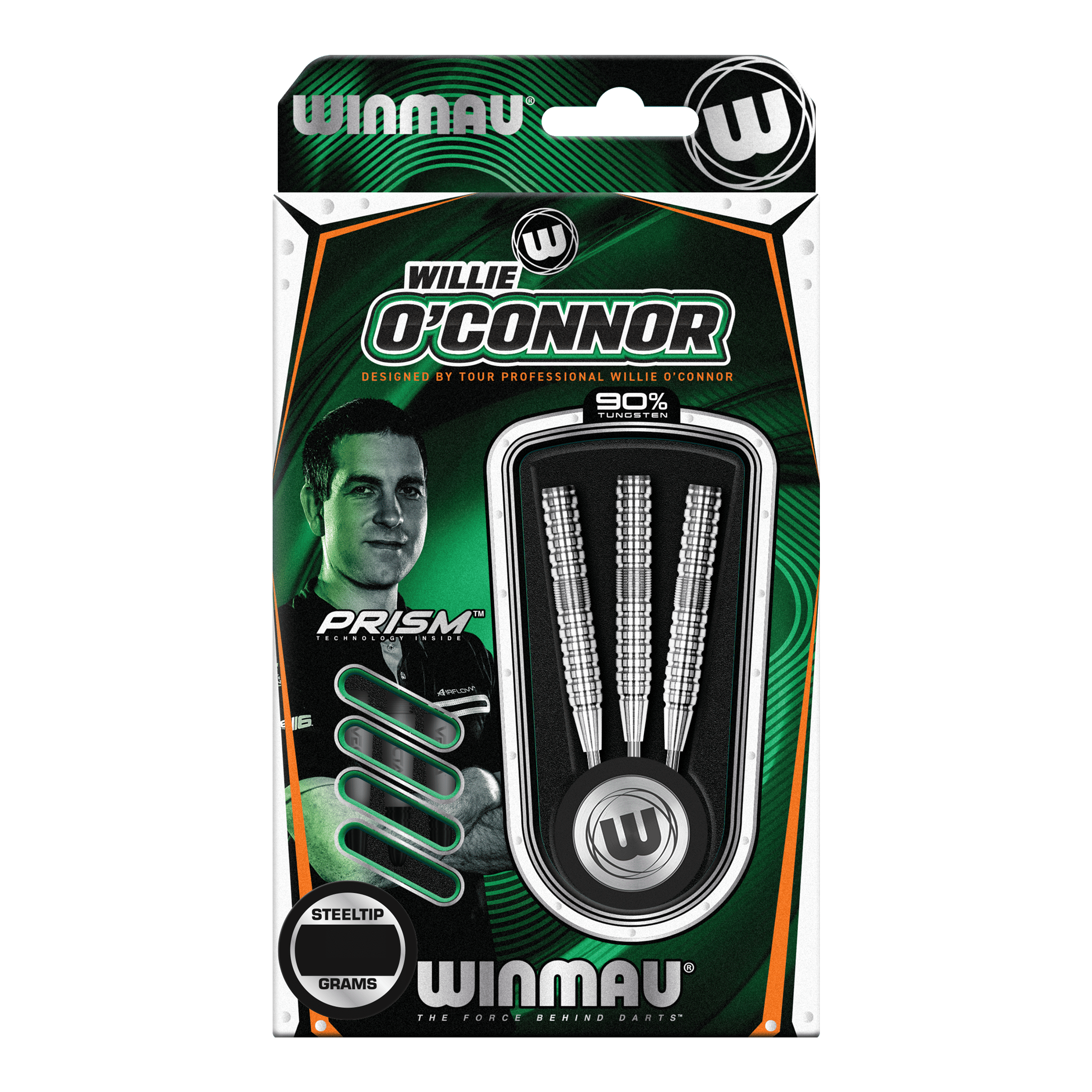 Winmau Willie O&#39;Connor Steel Darten - 23g