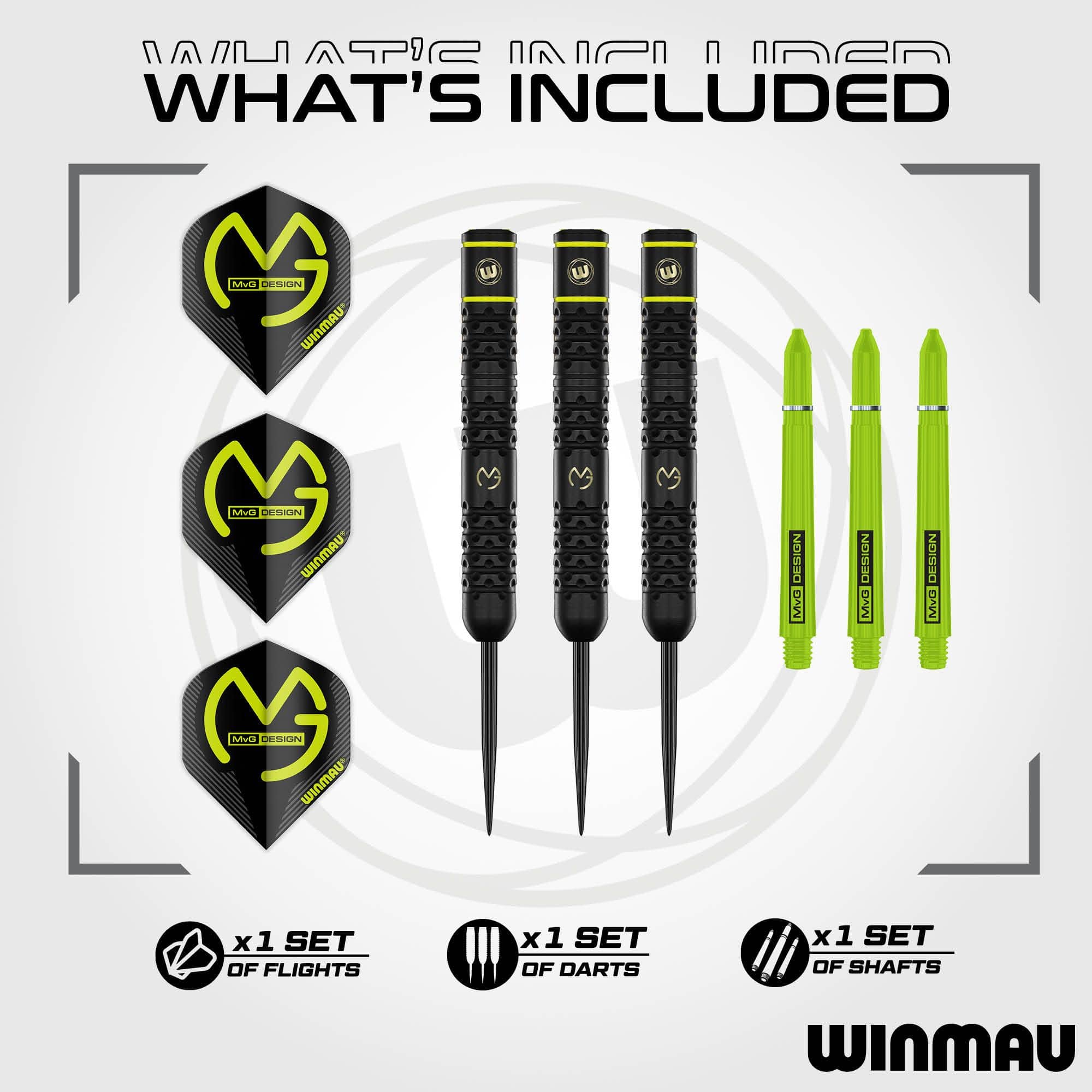 Winmau Michael Van Gerwen stalen darts - 21 g