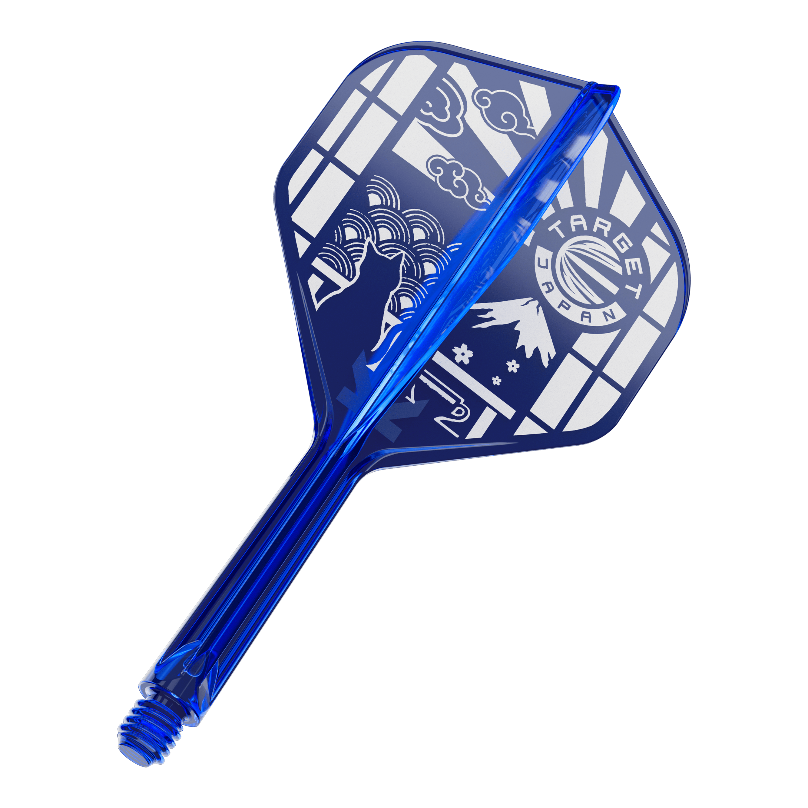 Target Japan K-Flex Blue Limited No2 Standaardvluchten Ein Produktbild von Target Japan K-Flex Blue Limited No2 Flights 26mm ist zu sehen. Das Produkt ist in blauer Farbe gestaltet.