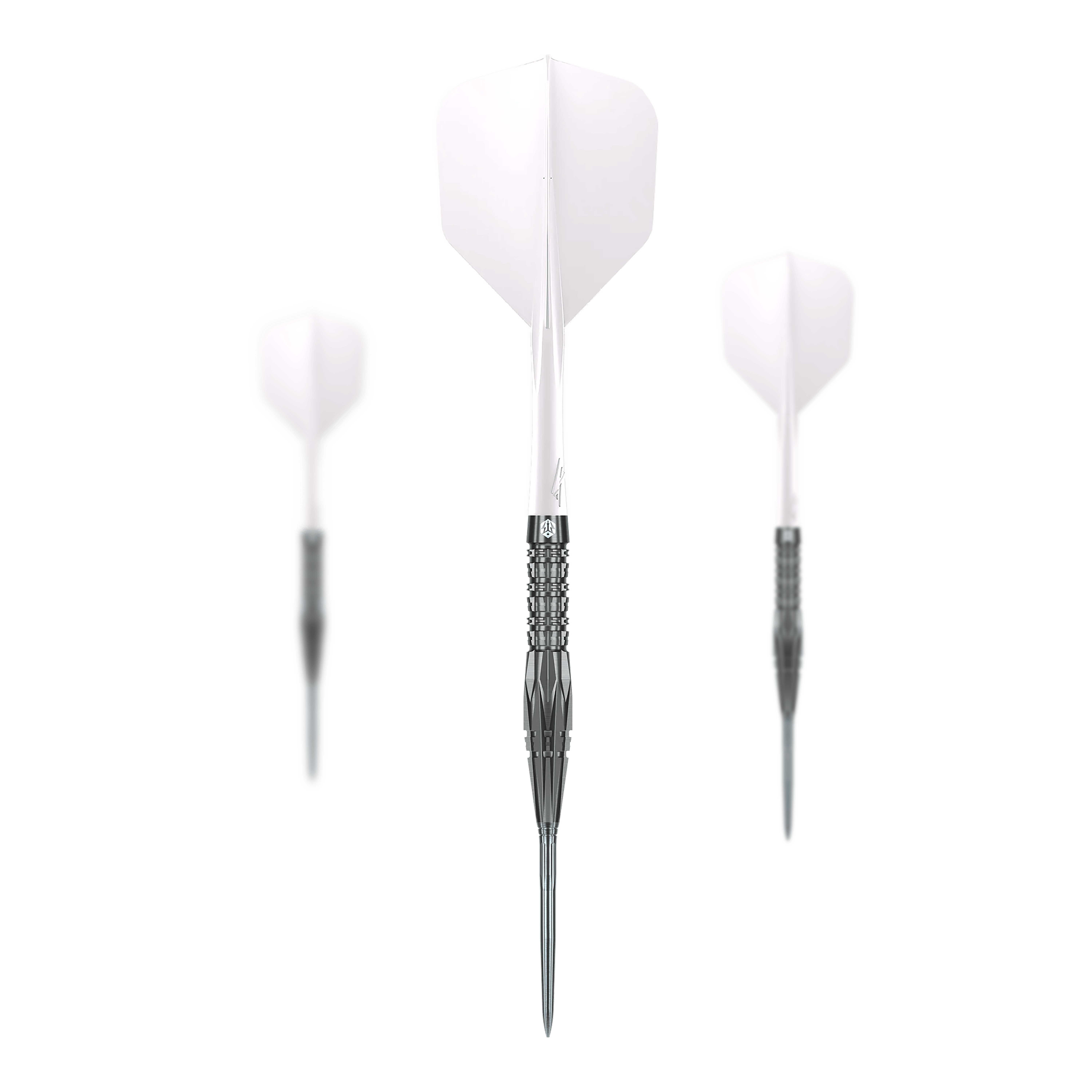 Caliburn Prisma P1 stalen dartpijlen - 19,5 g Das Bild zeigt die Caliburn Prisma Steeldarts - 19,5g. Diese Steeldarts sind ein hochwertiges Produkt für Dartspieler.
