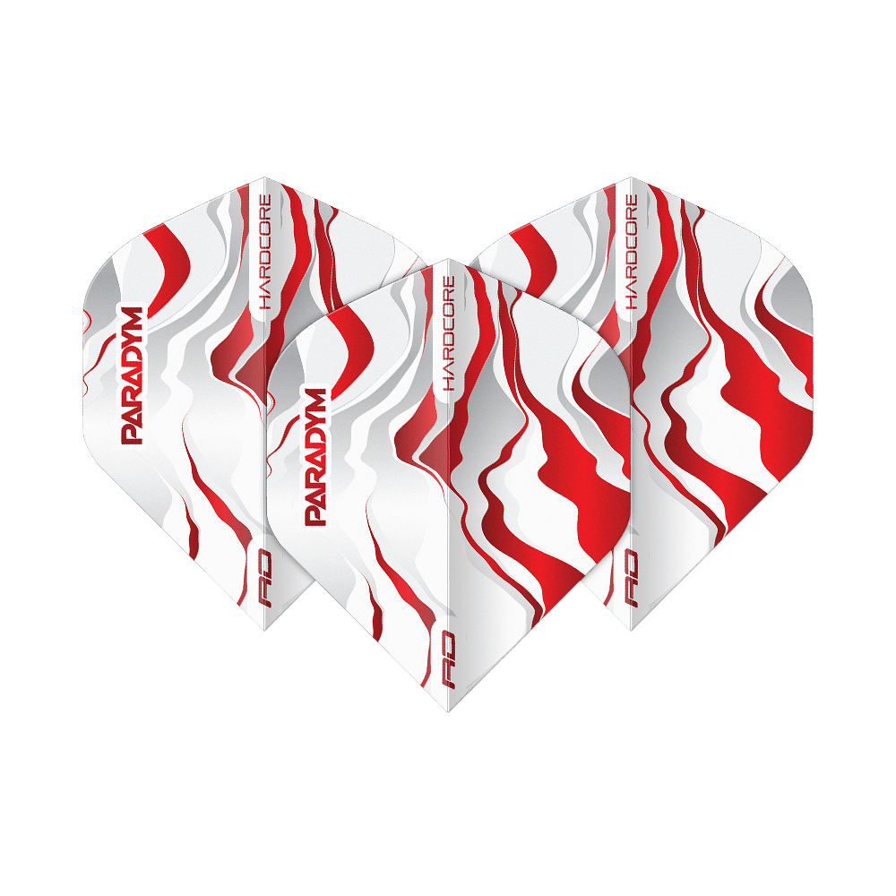 Red Dragon Hardcore Premium Paradym Red Premium No2 Standaard Vluchten Abgebildet ist ein Set Red Dragon Hardcore Premium Paradym Red Premium No2 Standard Flights. Das Produkt zeigt hochwertige Dart-Flights in Standardgröße.