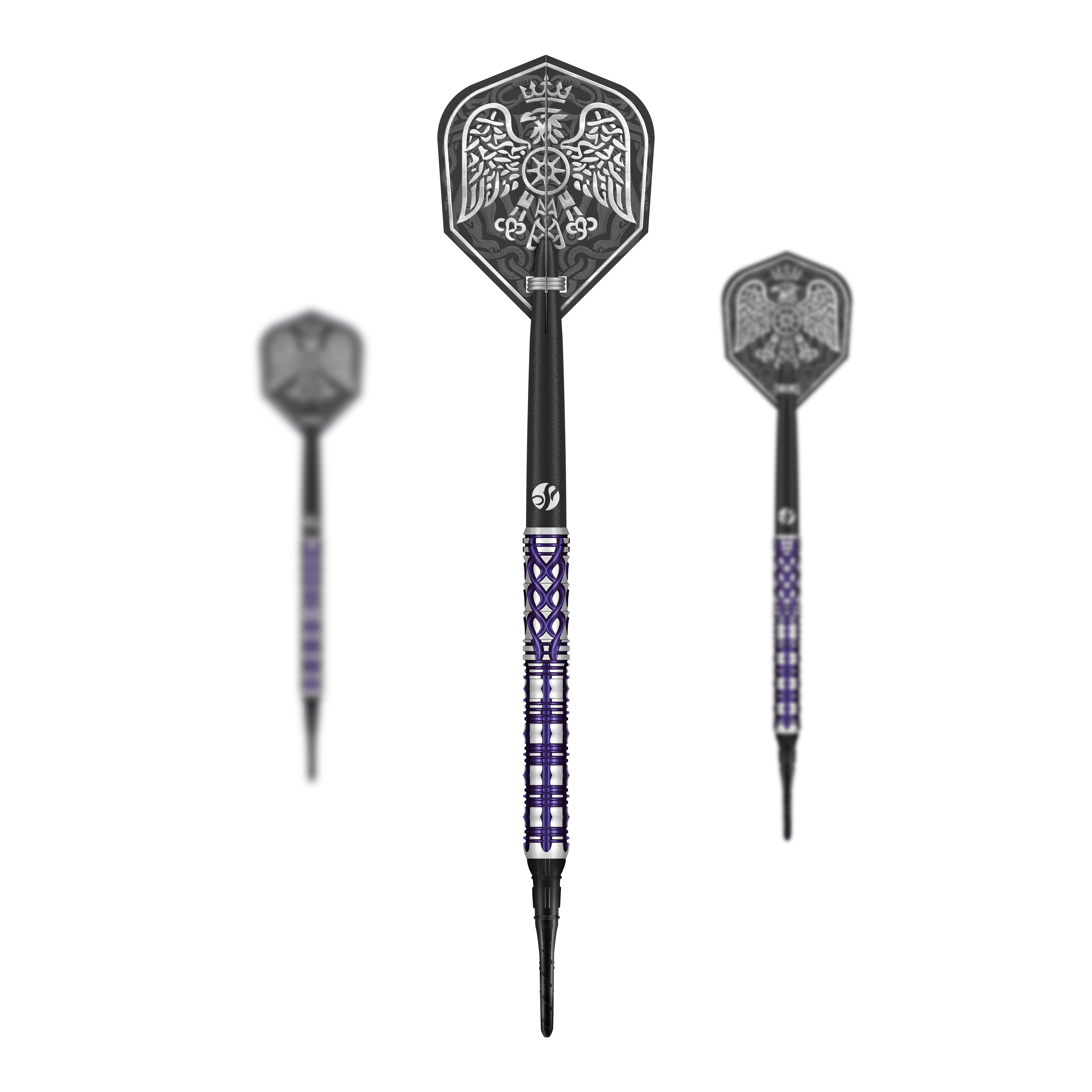 Shot Goths Visara Soft Darts - 20g Auf dem Bild ist ein Set der Shot Goths Visara Softdarts - 20g zu sehen. Das Set eignet sich ideal für passionierte Dartspieler.