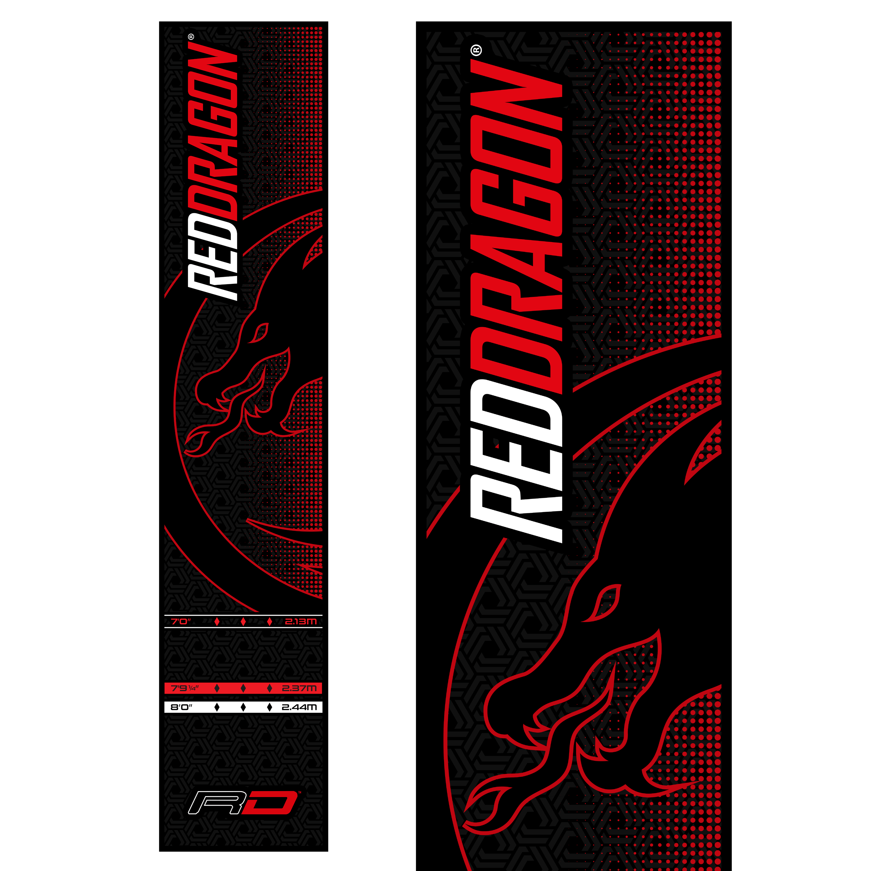 Red Dragon Soft-Feel Dartmat Darttapijt 2024