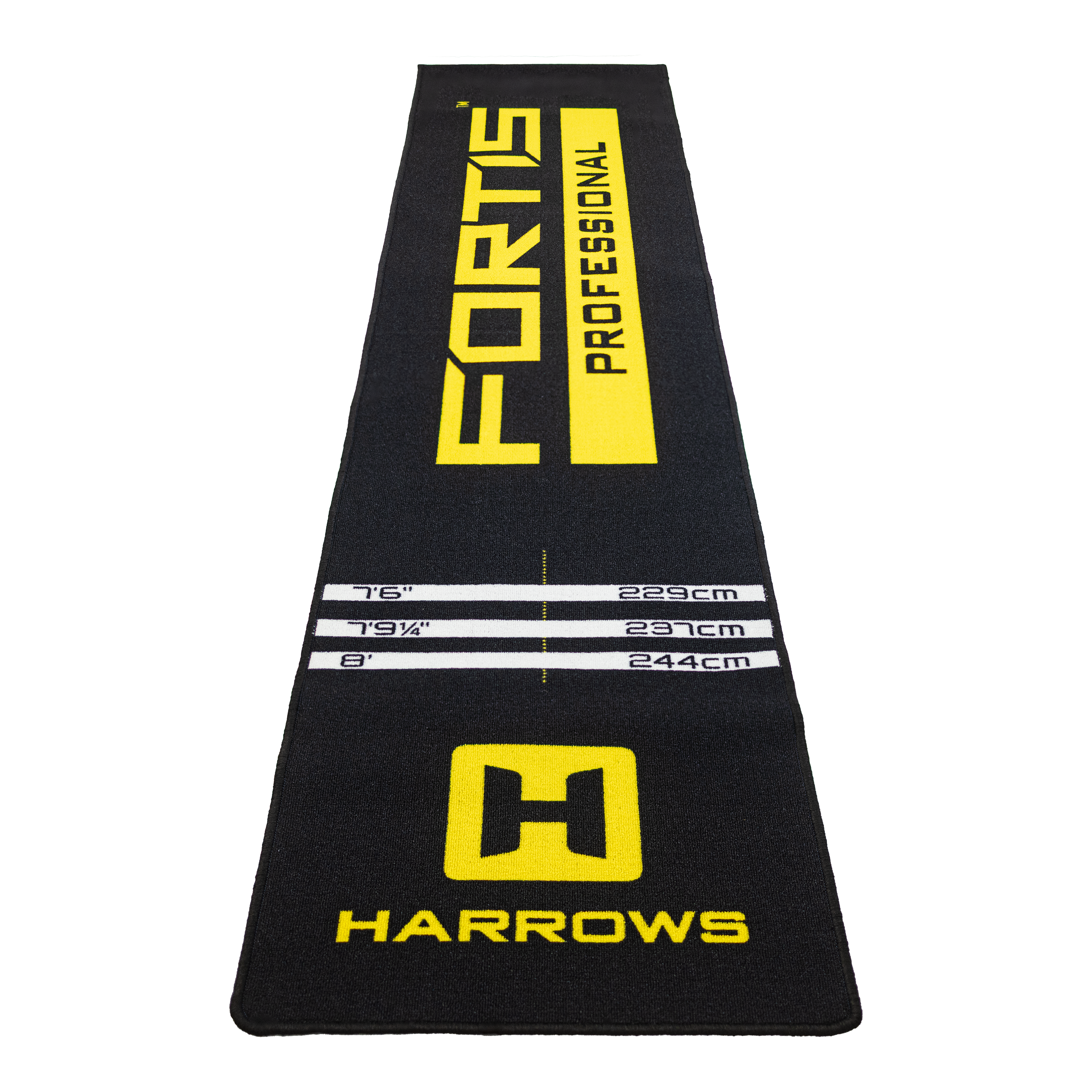 Harrows Fortis Dartteppich - Gelb Harrows Fortis Dartteppich in Gelb. Der Dartteppich ist großflächig zu sehen.