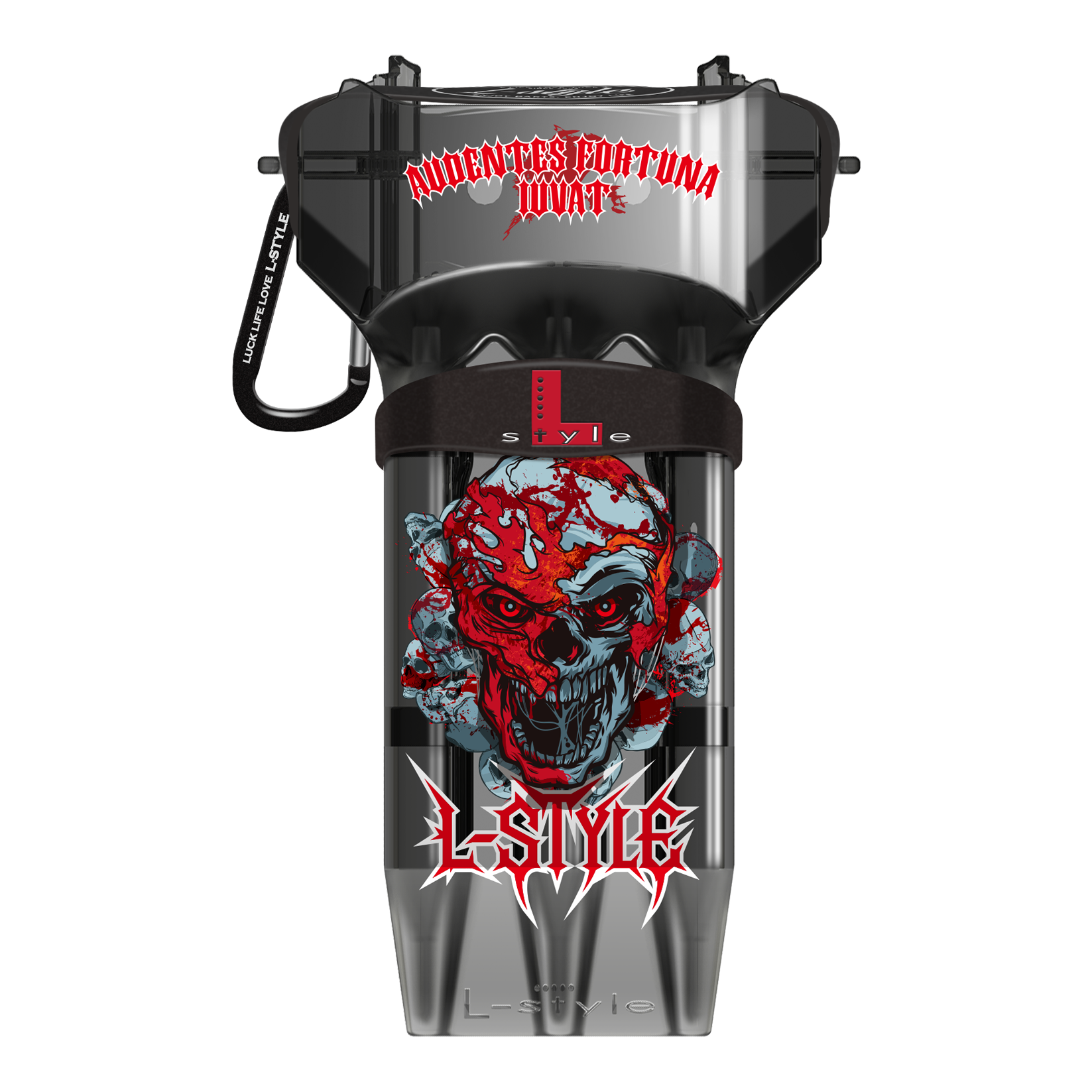 L-Style Krystal One Ryan Searle V4 zwarte dartkoffer Das Bild zeigt das L-Style Krystal One Ryan Searle V4 Black Dartcase. Dieses schwarze Dartcase schützt und transportiert Darts sicher.