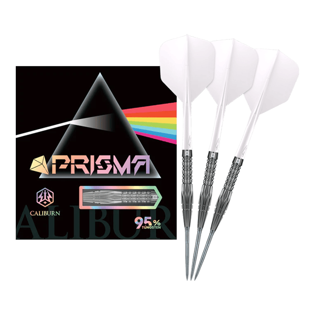 Caliburn Prisma P1 stalen dartpijlen - 19,5 g Caliburn Prisma Steeldarts - 19,5g. Dieses Produkt ist ideal für Dartspieler, die Wert auf Qualität legen.