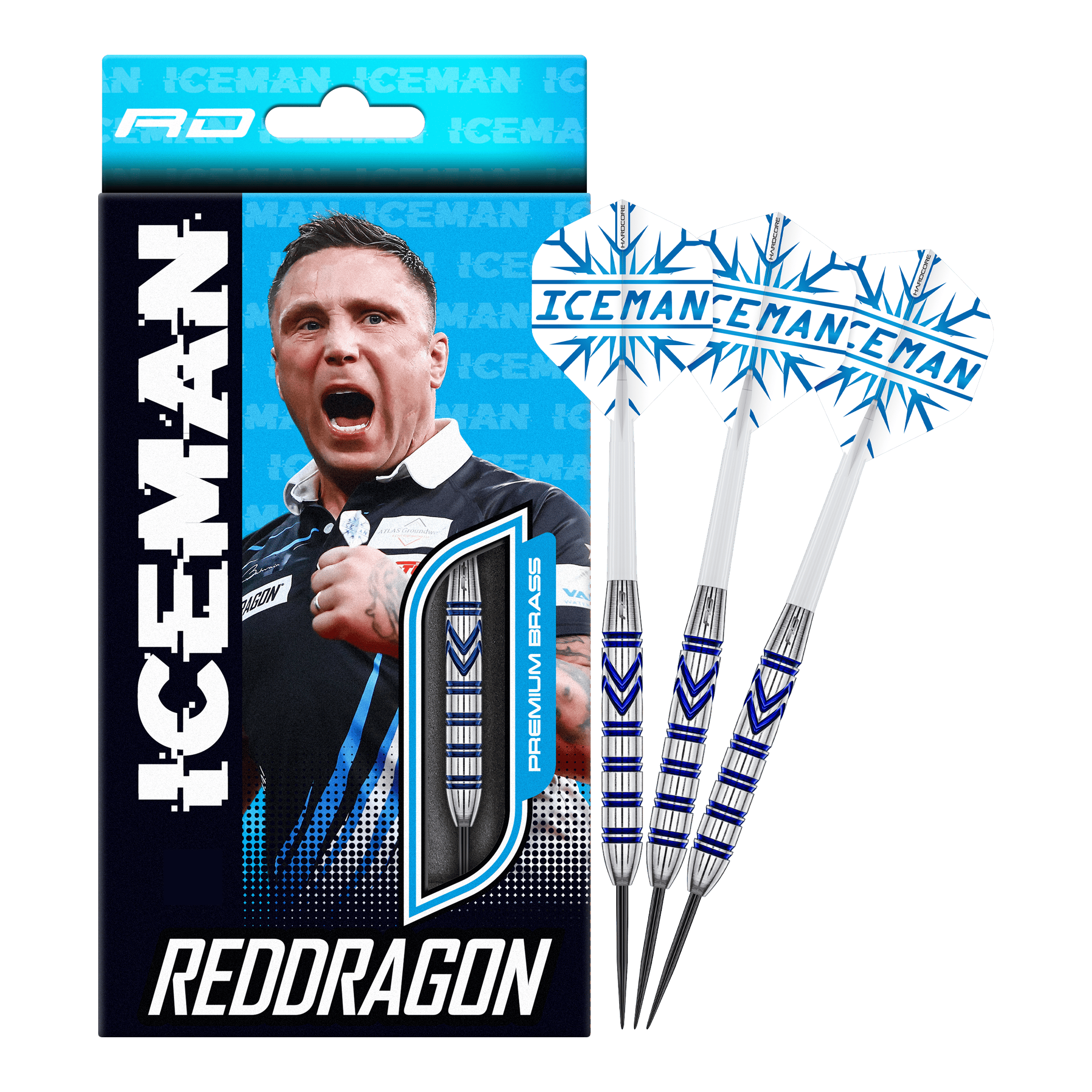 Red Dragon Gerwyn Prijs Messing Stalen Darten - 21 g Zu sehen sind Red Dragon Gerwyn Price Brass Steeldarts - 21 g in vollständiger Ansicht. Die Darts sind robust und für den Wettkampf entwickelt.