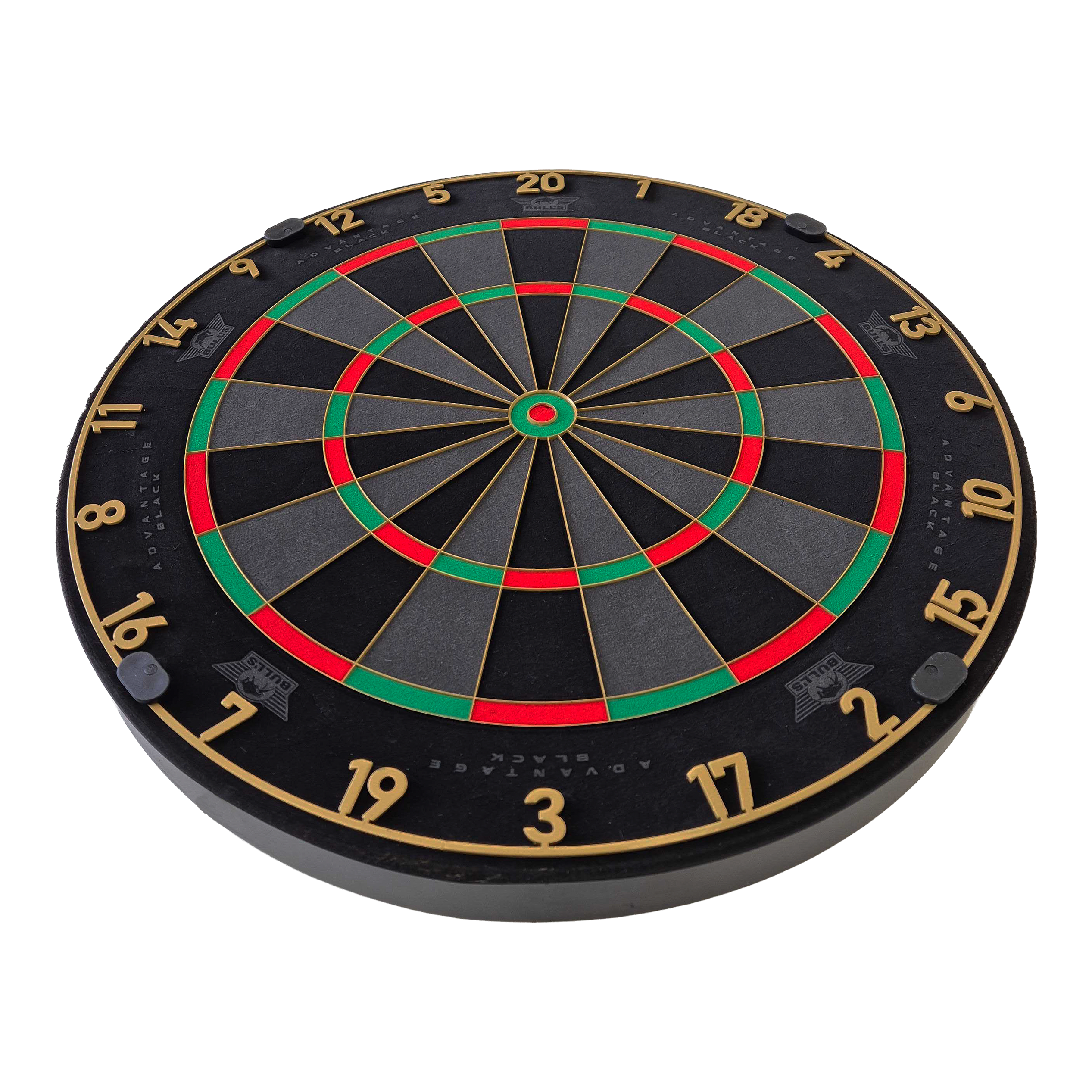 Bulls NL Advantage Black Edition stalen dartbord Dieses Foto stellt das BullsNL Advantage Black Edition Steeldartboard dar. Es ist ein weiteres Bild dieses Dartboards.
