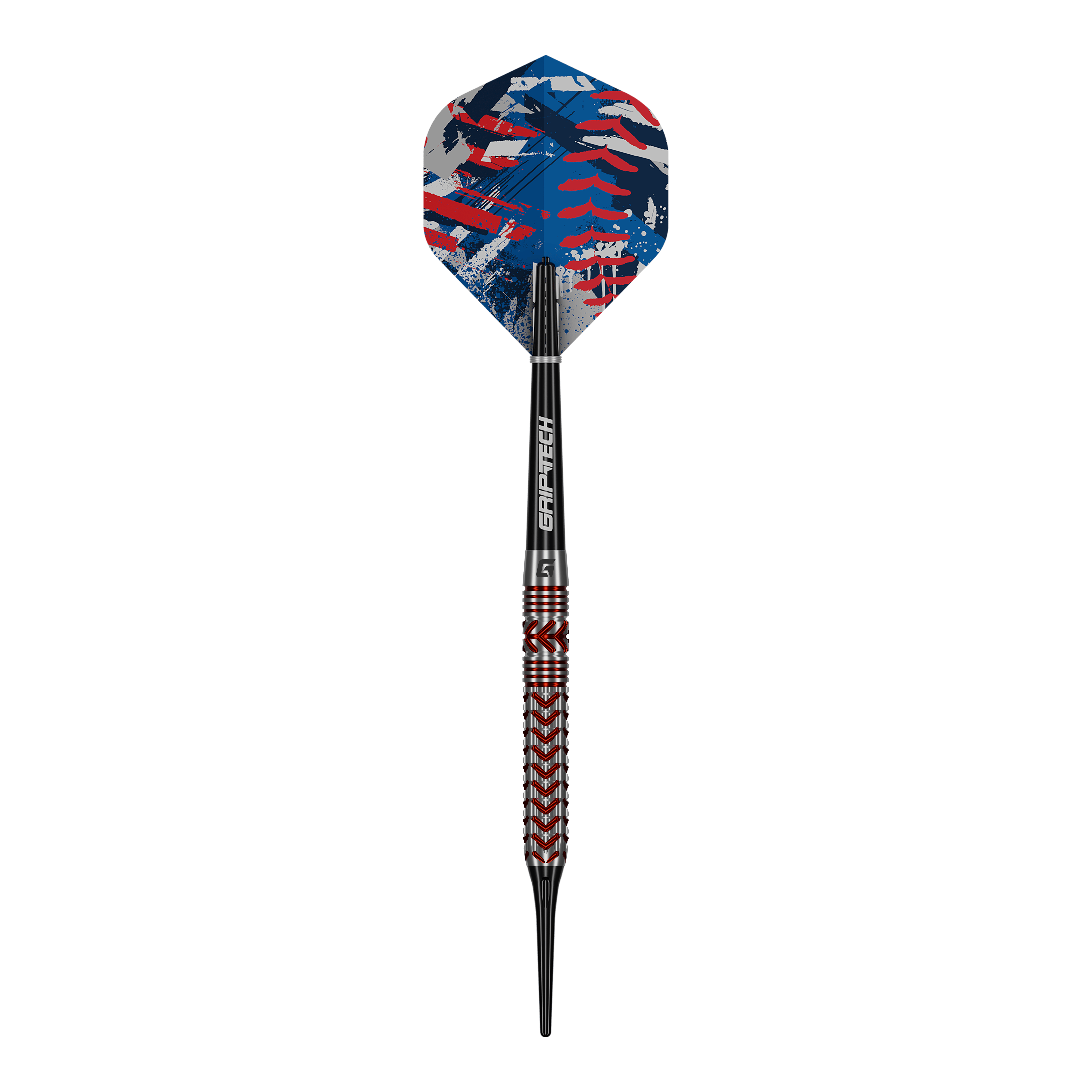 GOAT Curveball Soft Darts - 20 g Hier sieht man die 'GOAT Curveball Tungsten Softdarts - 20g'. Diese Softdarts bestehen aus robustem Tungsten und wiegen 20 Gramm.