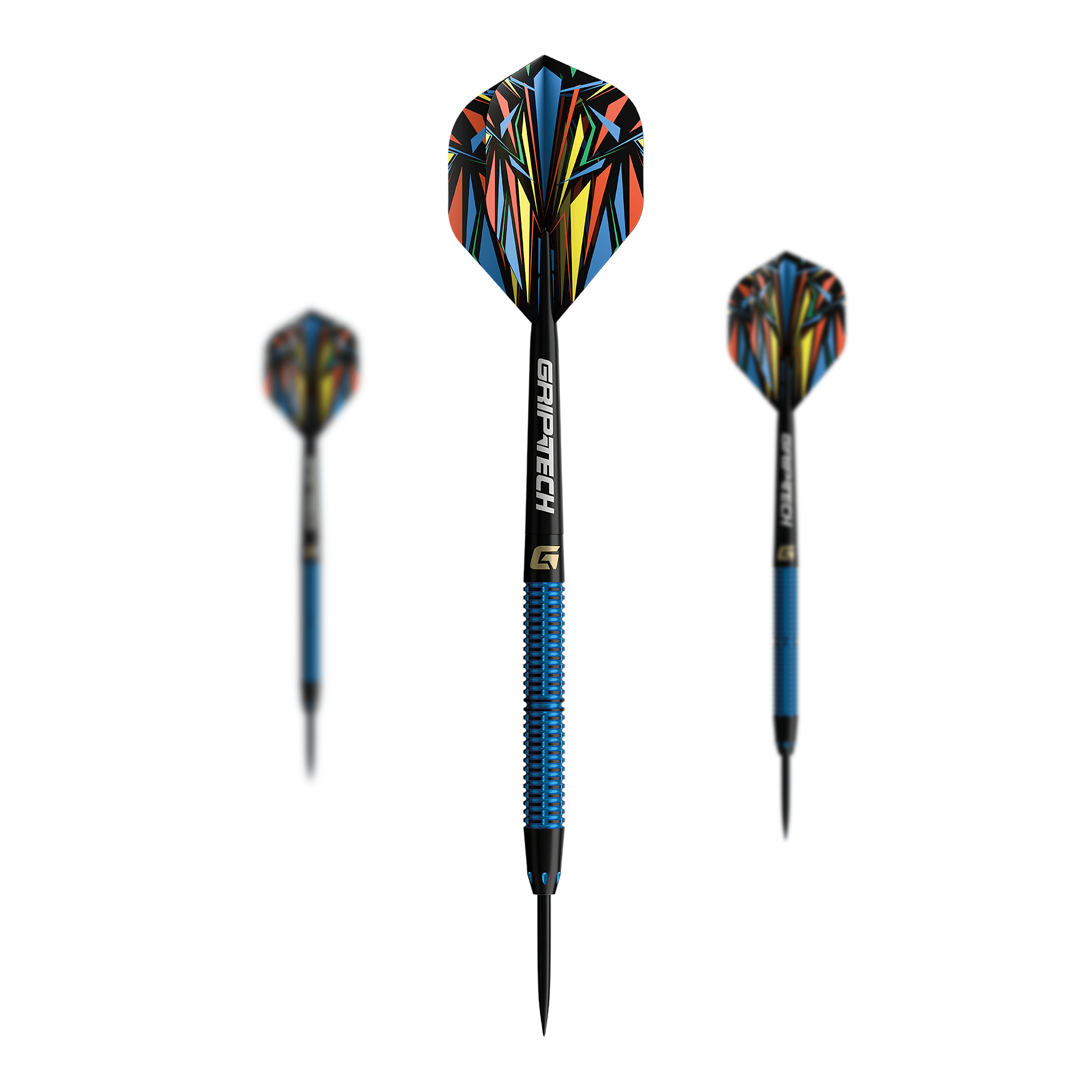 GOAT Atleet Blauwe Wolfraam Stalen Darts Das Bild zeigt die GOAT Athlete Black Tungsten Steeldarts. Die Darts sind für professionelle Spieler geeignet.