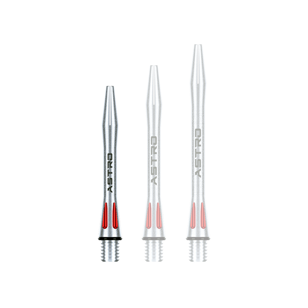 Winmau Astro Aluminium Schachten - Rood