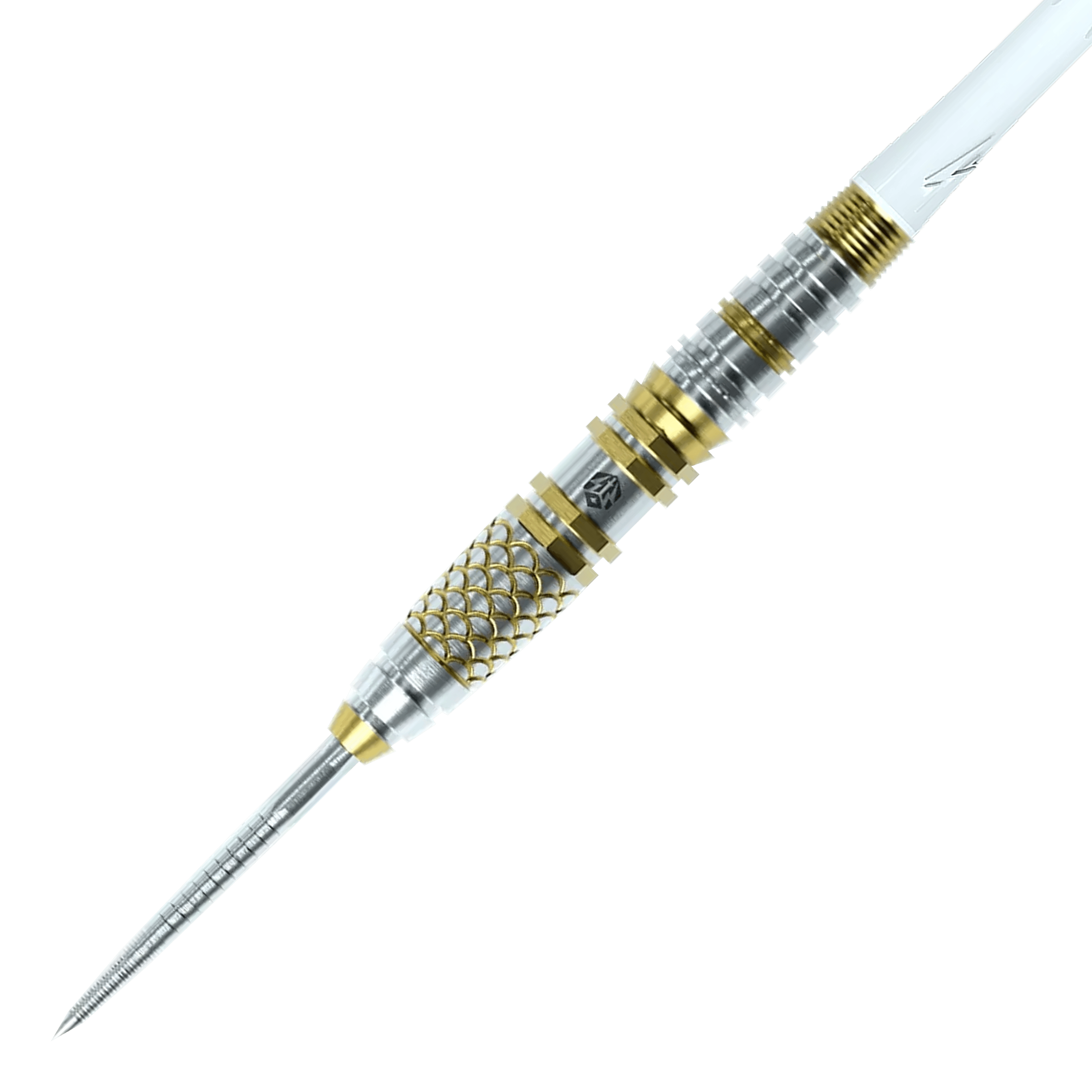 Zu sehen sind die Caliburn Players Darts Lee Soon An Gold Spear Steeldarts mit 23 Gramm. Sie bestechen durch ihr goldfarbenes Design und ihre hochwertige Verarbeitung.