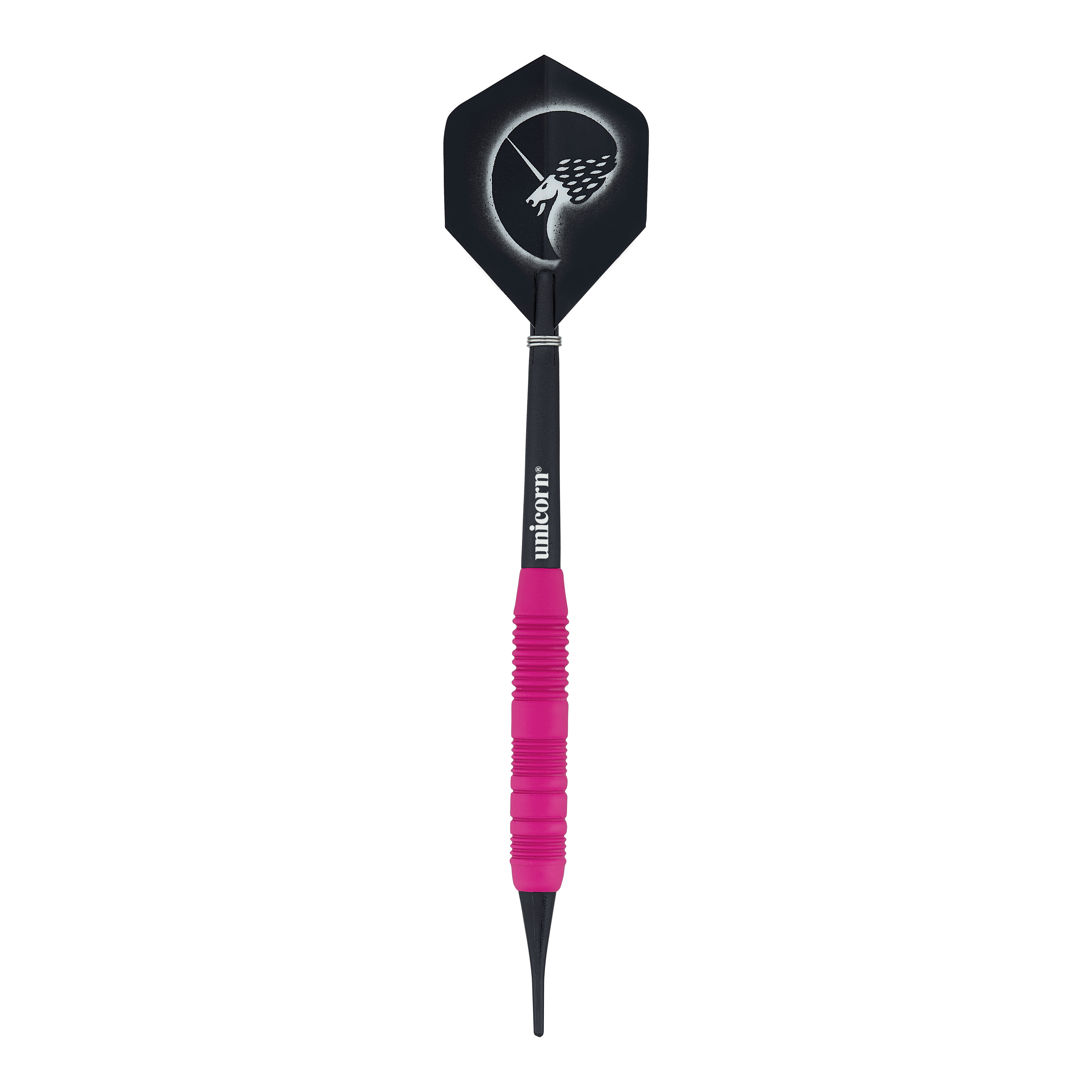 Unicorn Core Plus rubberen roze softdarts - 19 g