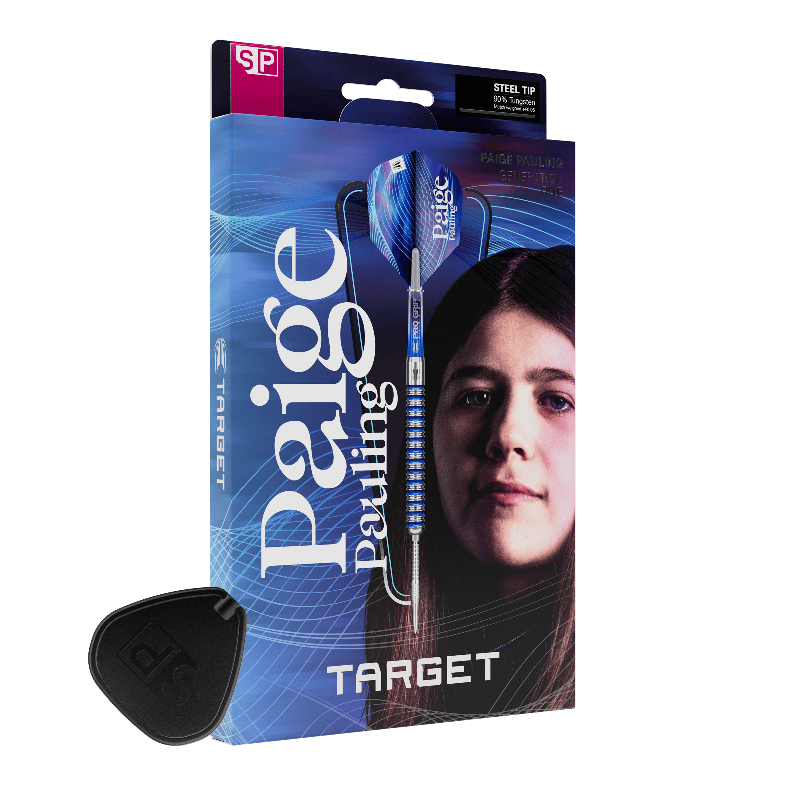 Target Paige Pauling GEN1 Swiss Points stalen dartpijlen - 22 g