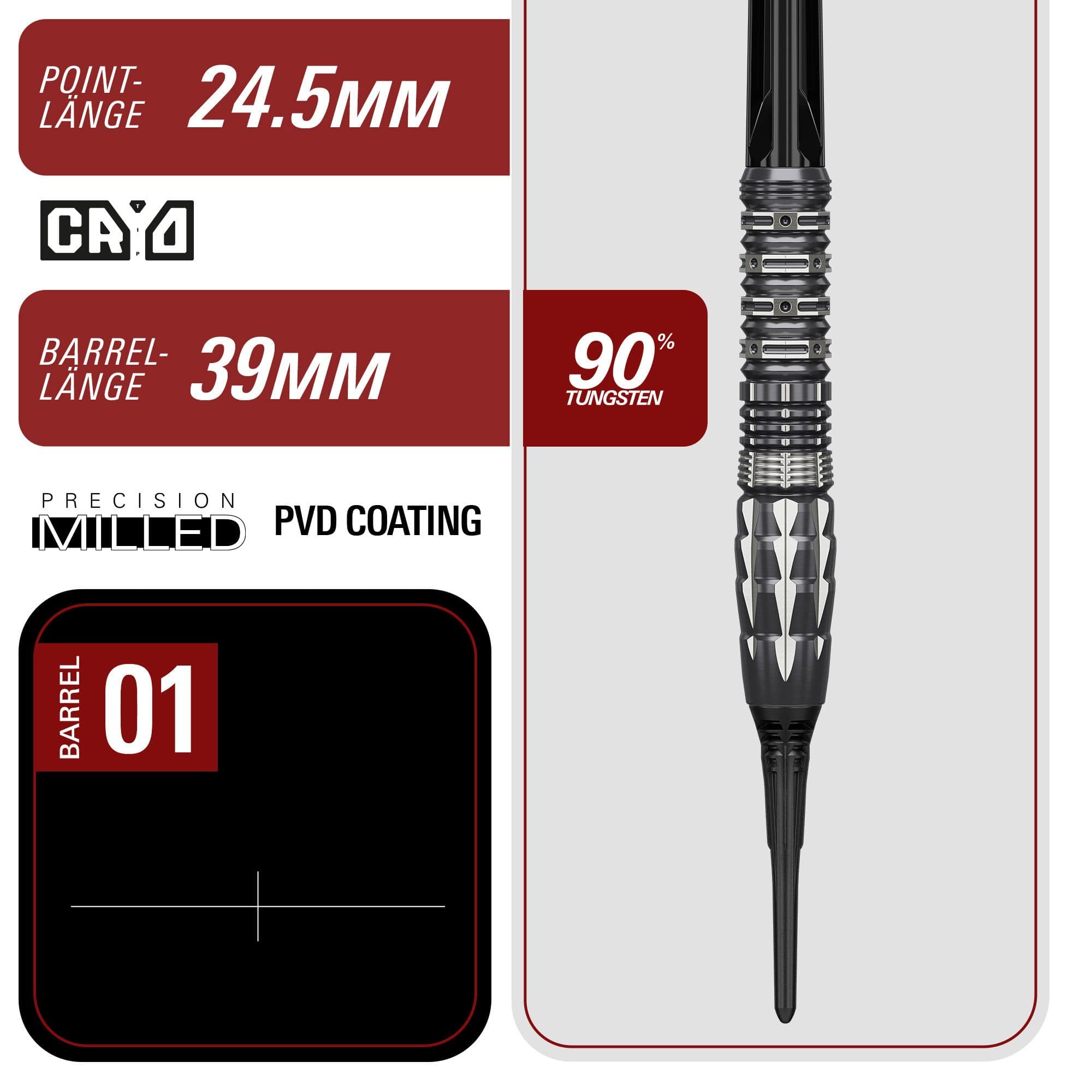 Target Japan Pyro GEN12 Soft Darts - 17 g 