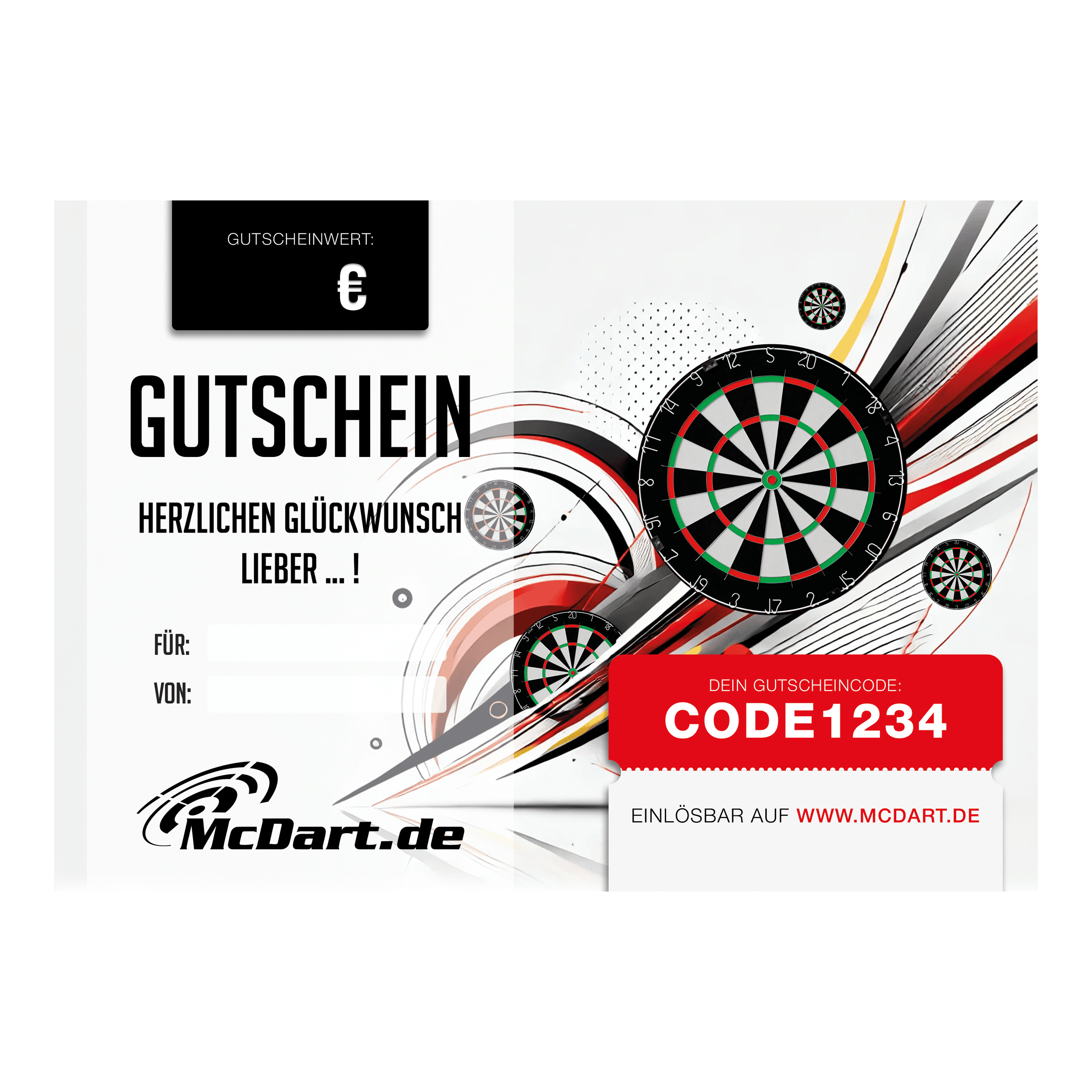 Voucher - Dartborden