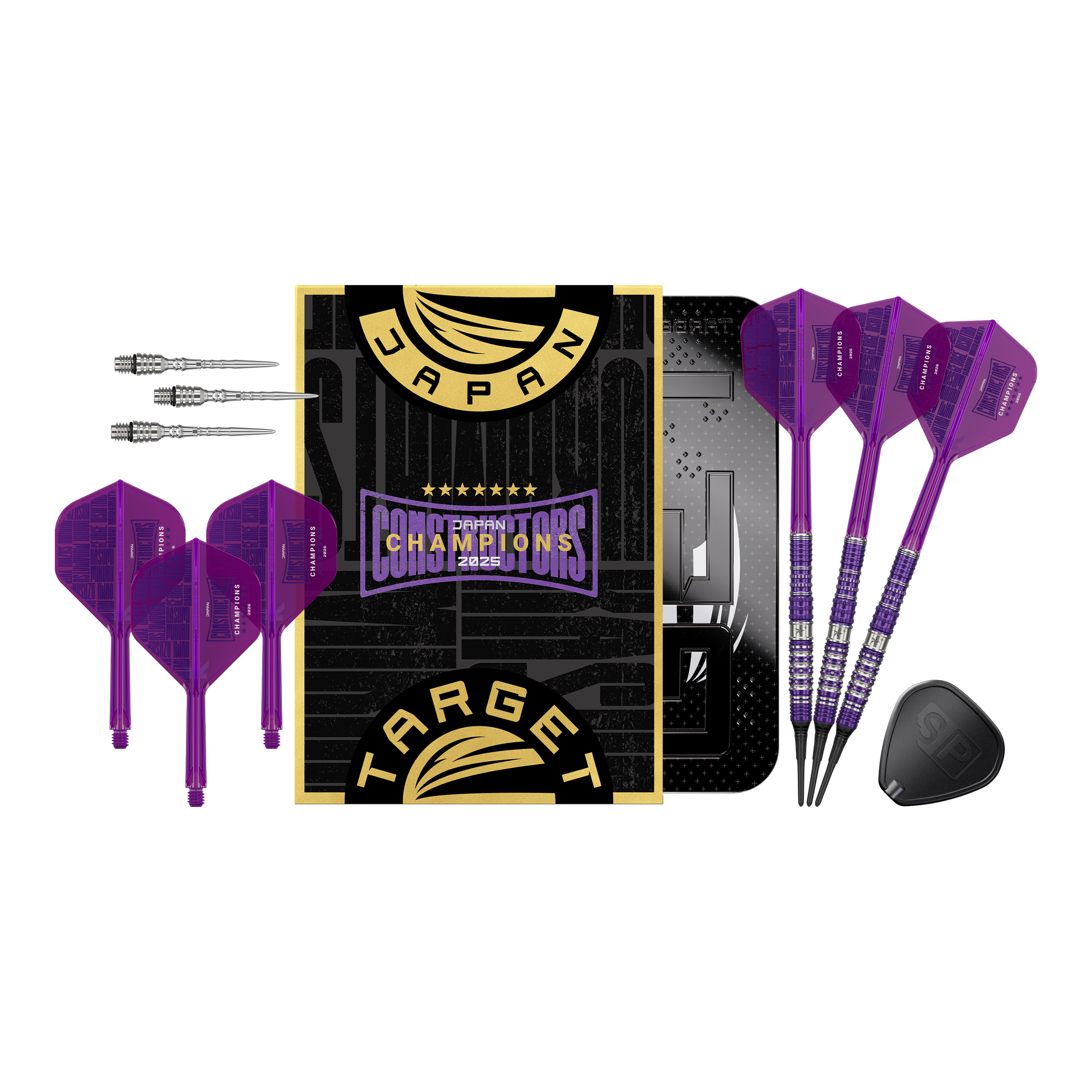 Target Japan Sirius GEN4 Constructors Champions Limited Darts - 21g Target Japan Sirius GEN4 Constructors Champions Limited Darts, 21g Version. Das Produktfoto zeigt das gesamte Dart-Set.